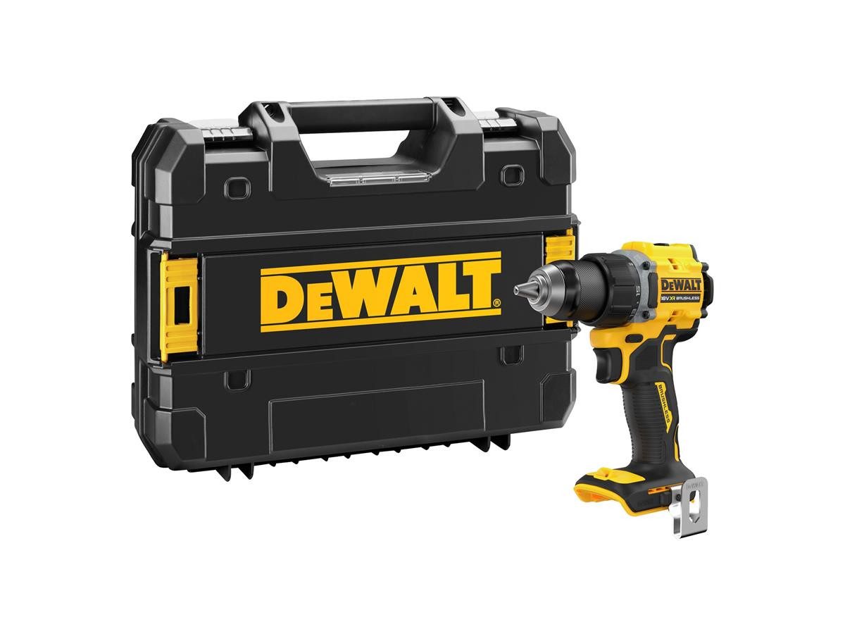 DeWalt Akku-Bohrschrauber 18 V, Basisiv., max. 1650 U/min, ohne Akku und Ladegerät, max. Drehmoment 74 Nm, inkl. T STAK Box