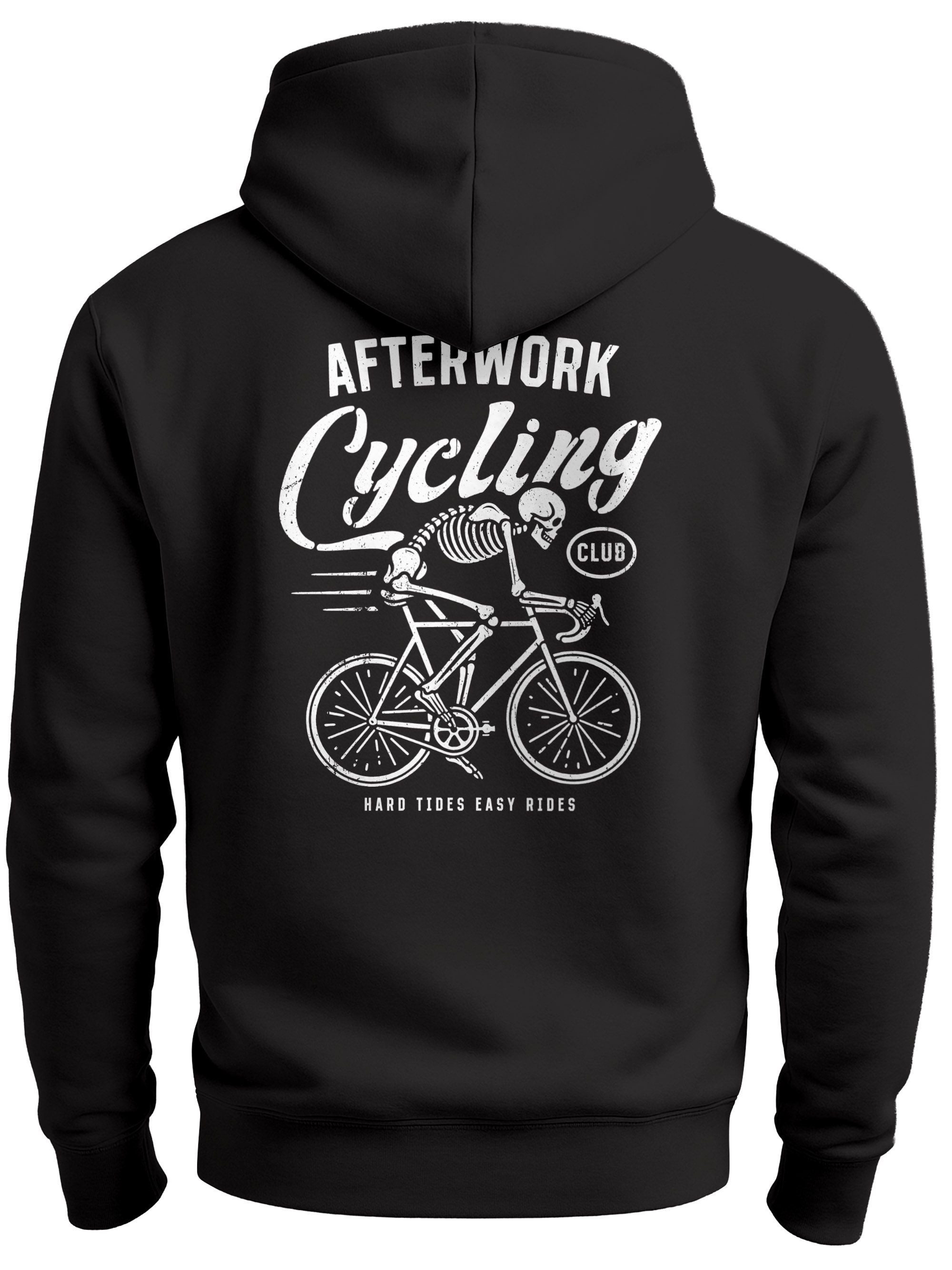 Neverless Hoodie Herren Hoodie Backprint Fahrrad günstig online kaufen