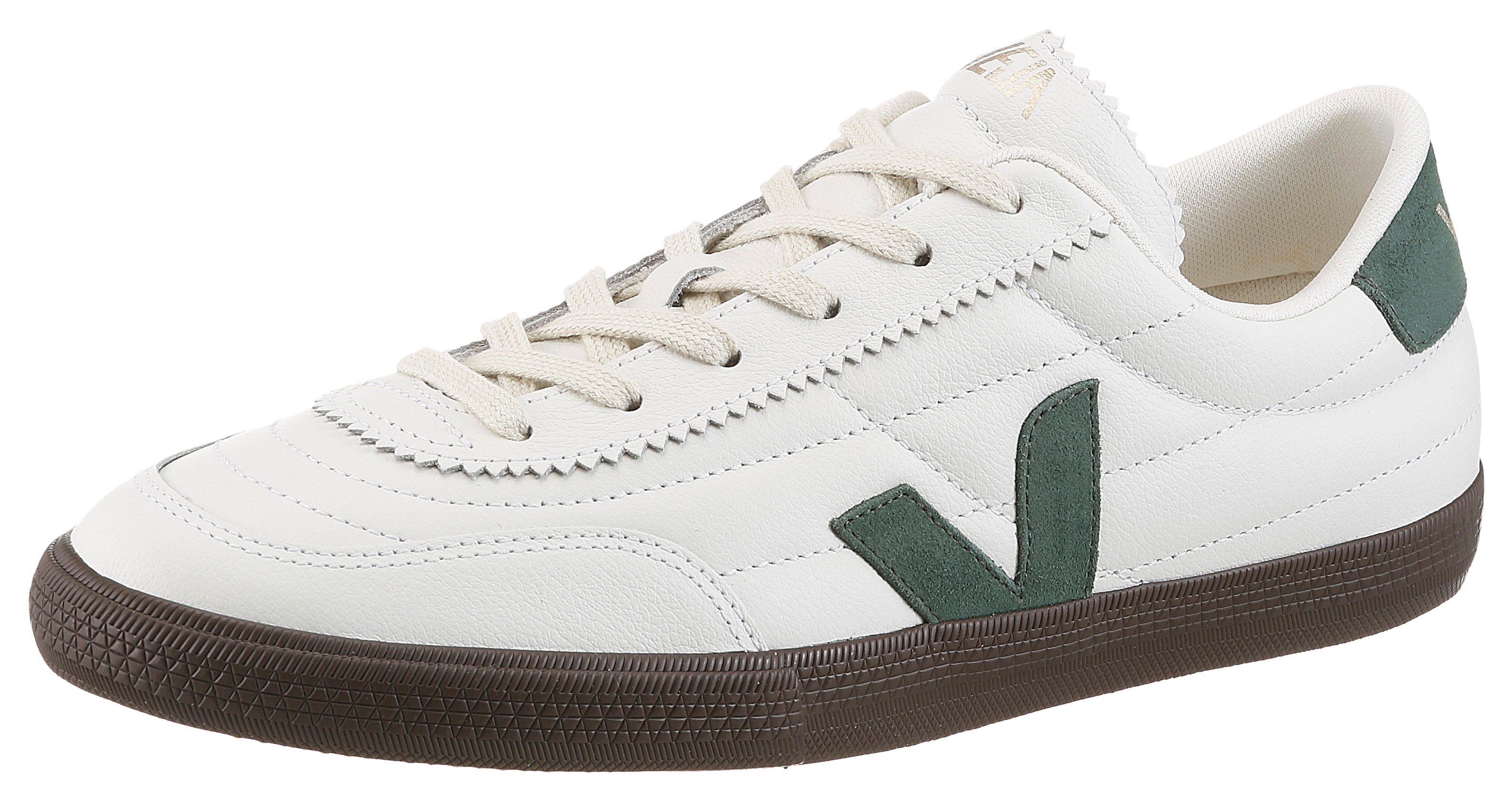 VEJA Panenka Sneaker Freizeitschuh, Halbschuh, Schnürschuh mit honigfarbener Laufsohle