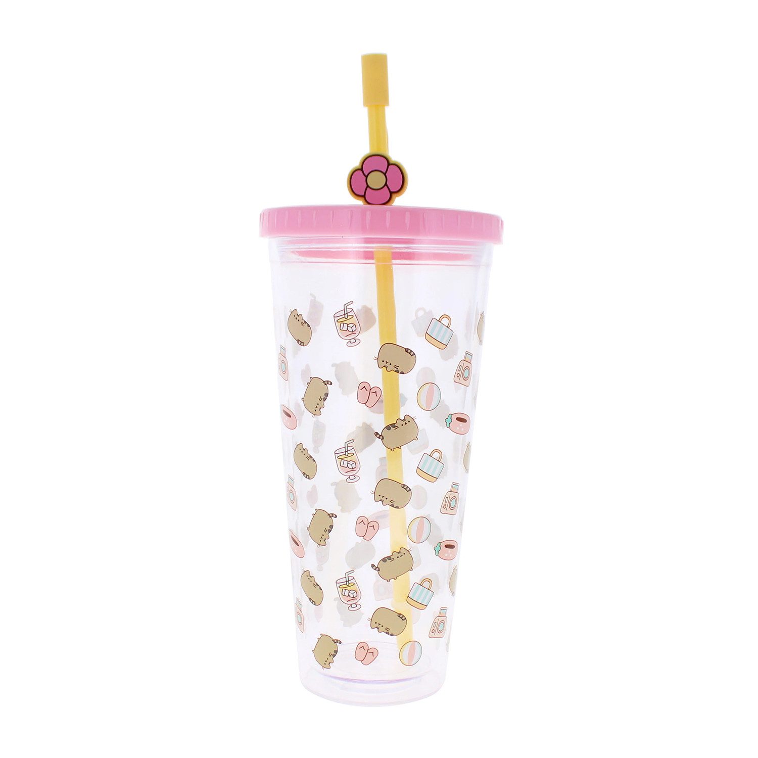 Bluepoint Games Trinkflasche Pusheen - Becher mit Strohhalm (700ml)
