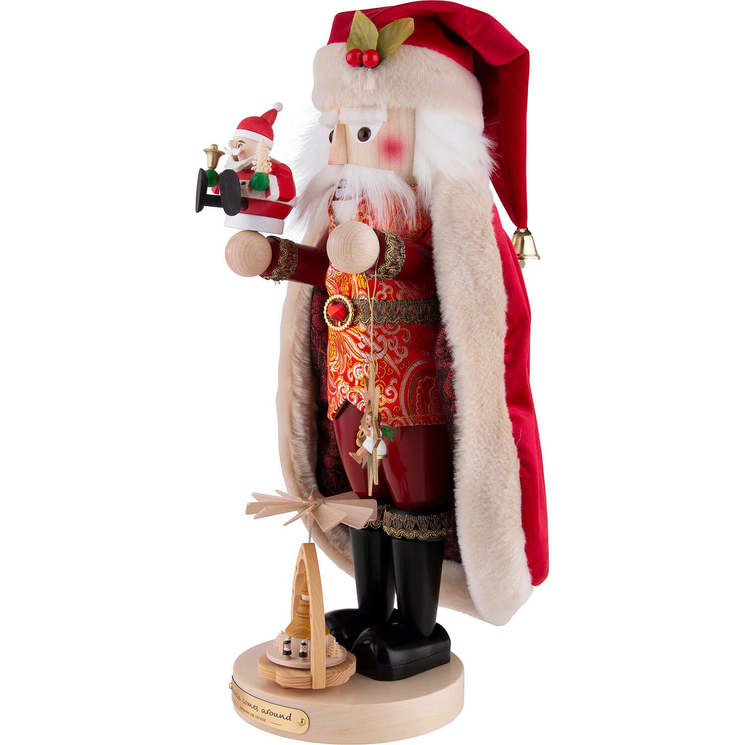 Steinbach Volkskunst GmbH Nussknacker Weihnachtsmann "Santa Comes Around - Part 1" (54cm) Nussknacker von St