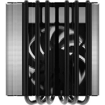Alpenföhn CPU Kühler Black Ridge, 6x6mm Heatpipes, Kühlkörper, Lamellendesign, schwarz