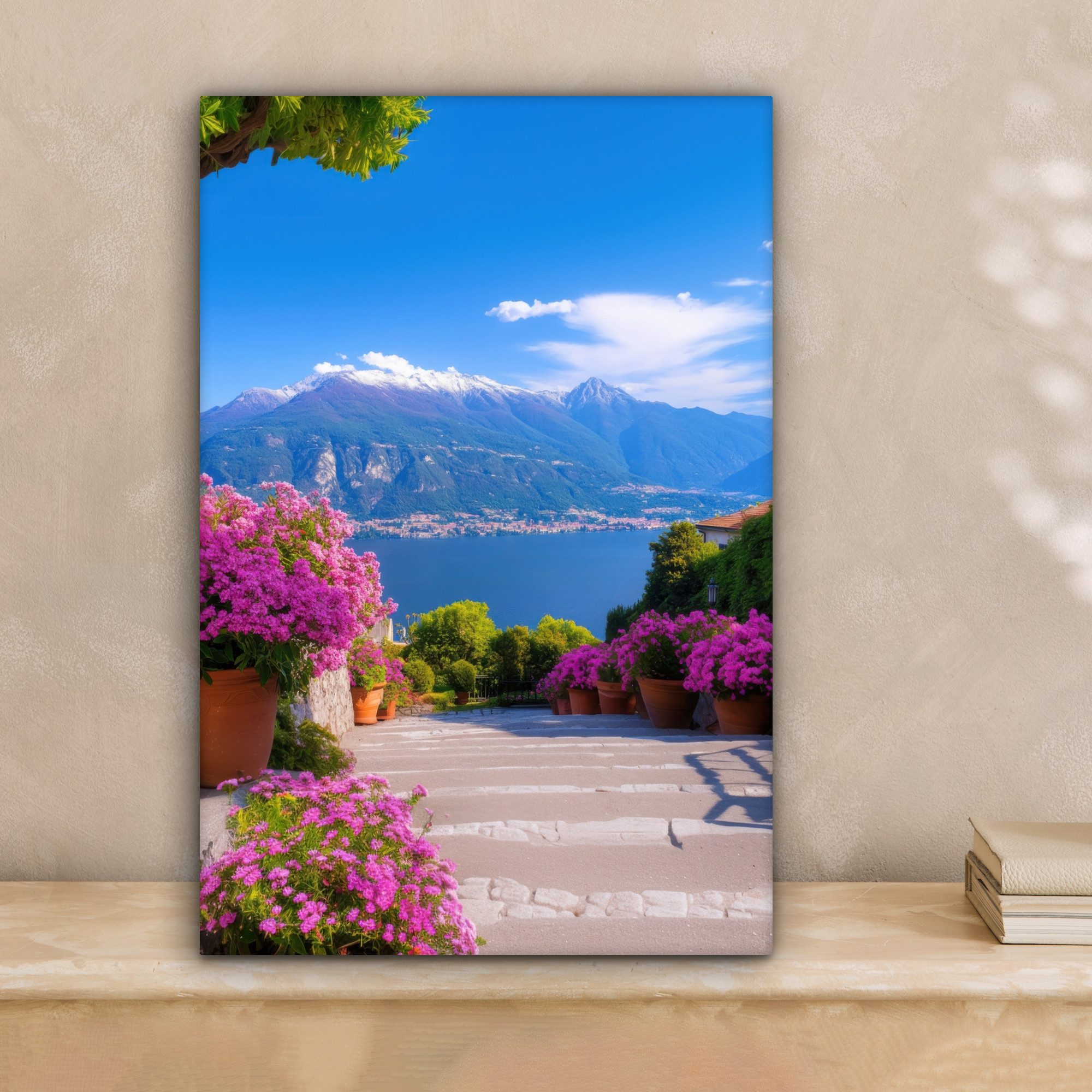 OneMillionCanvasses® Leinwandbild Comer See - Italien - Landschaft, Fotodru günstig online kaufen