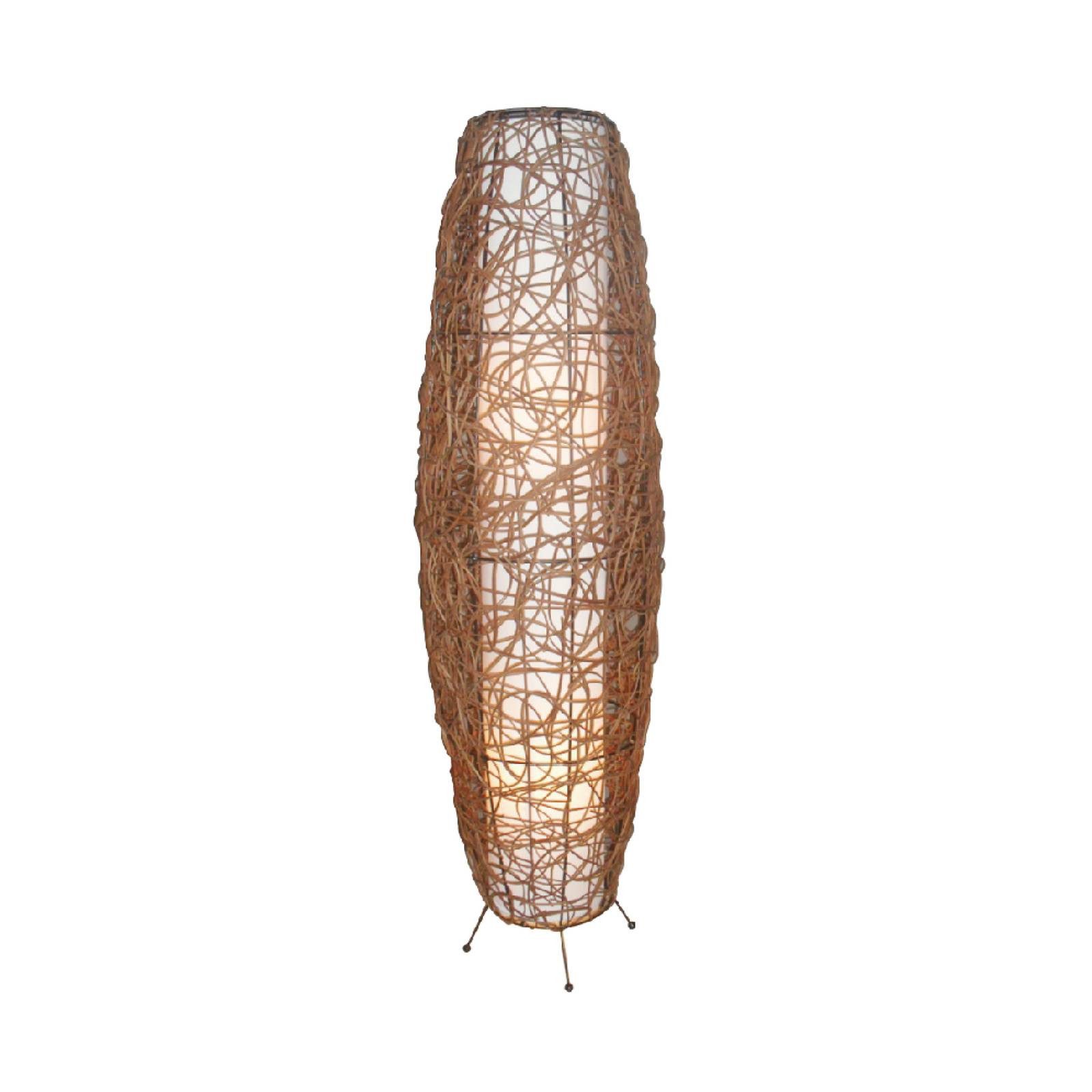 Lindby Stehlampe Nias, Holz Braun IP20, 2 x 10 W LED günstig online kaufen