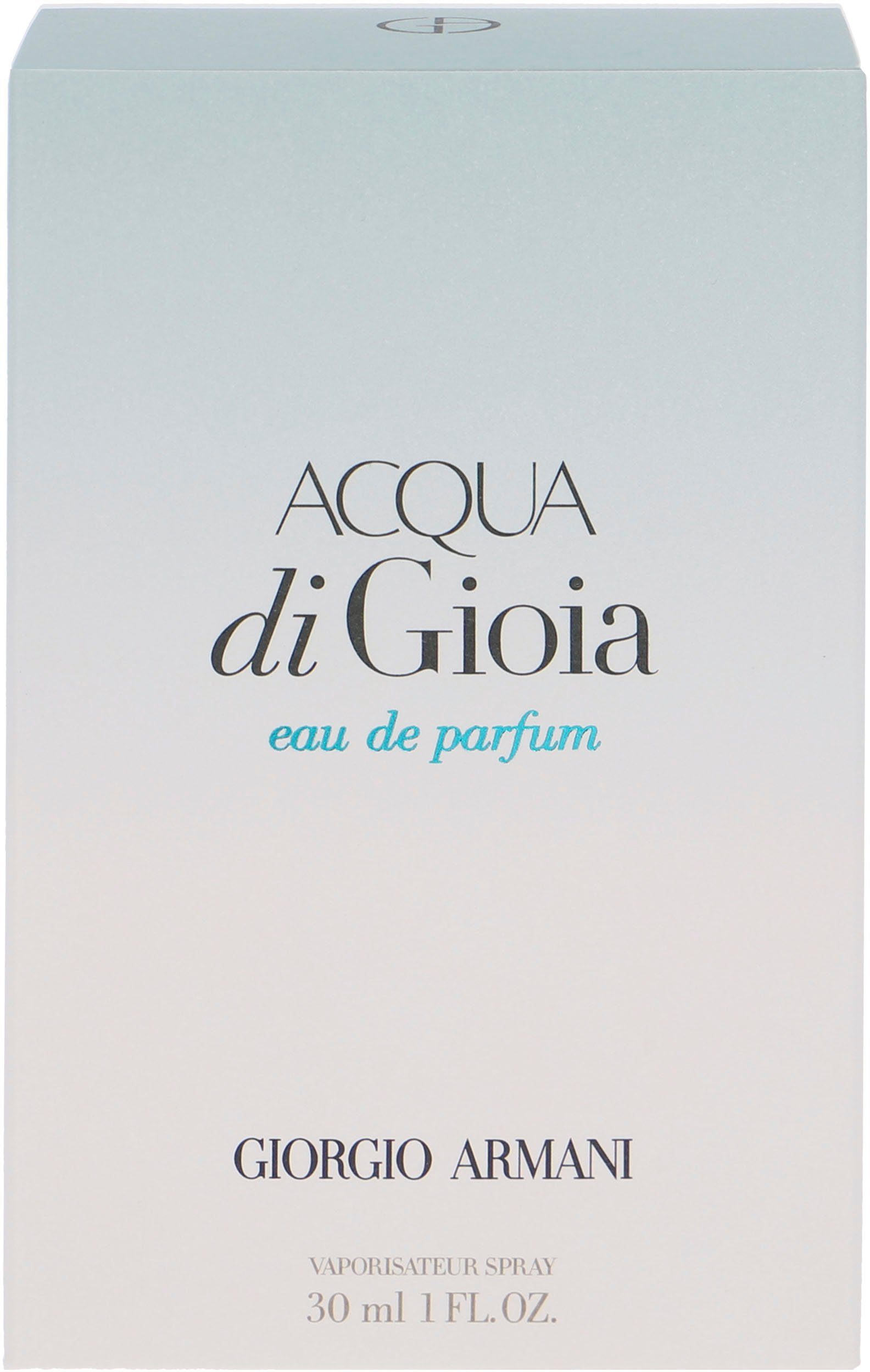Giorgio Armani Eau de Parfum ACQUA DI GIOIA, EDP mit intensiver Duftrichtung