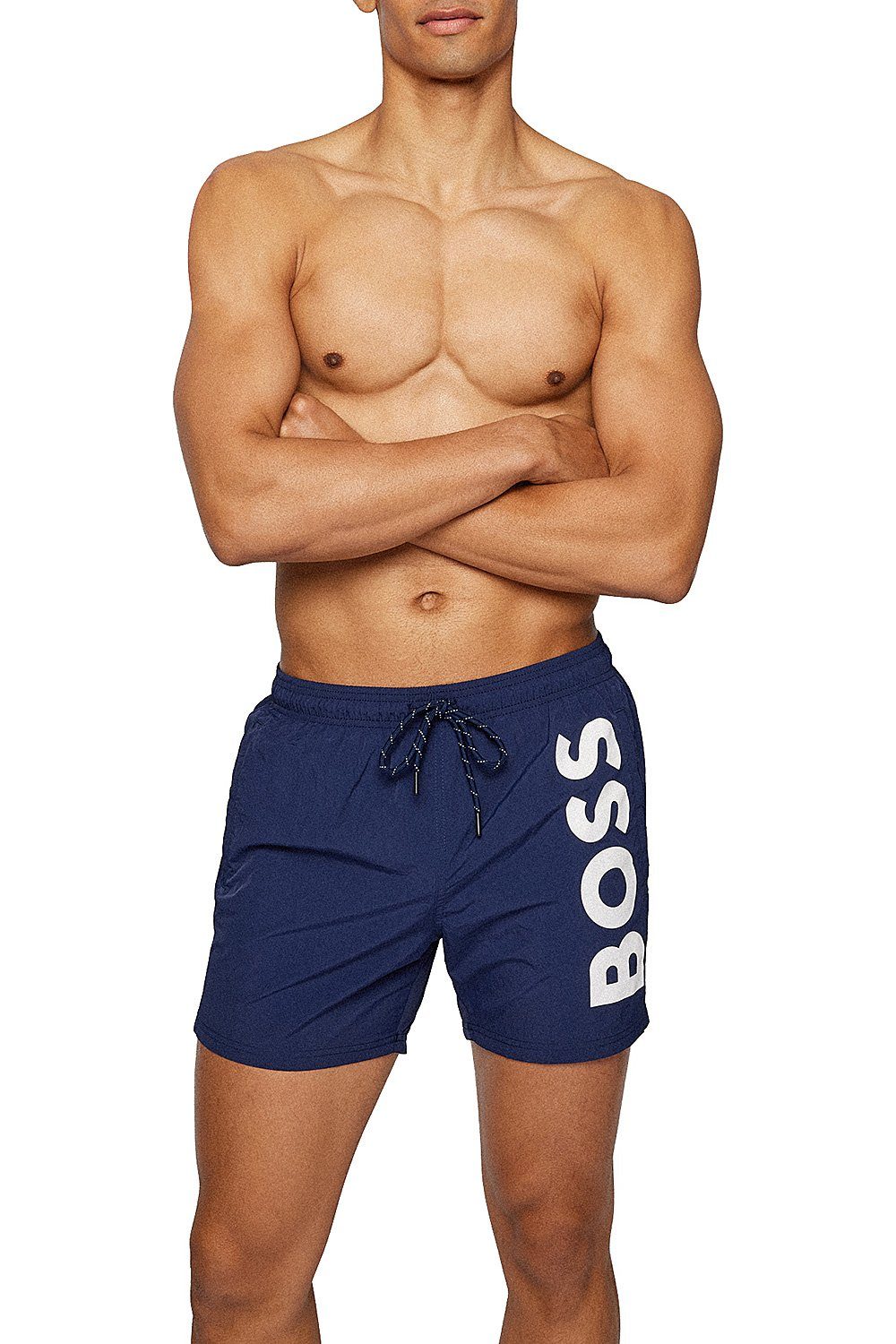 BOSS Badeshorts Octopus (1-St) Badehose halblang Quick Dry