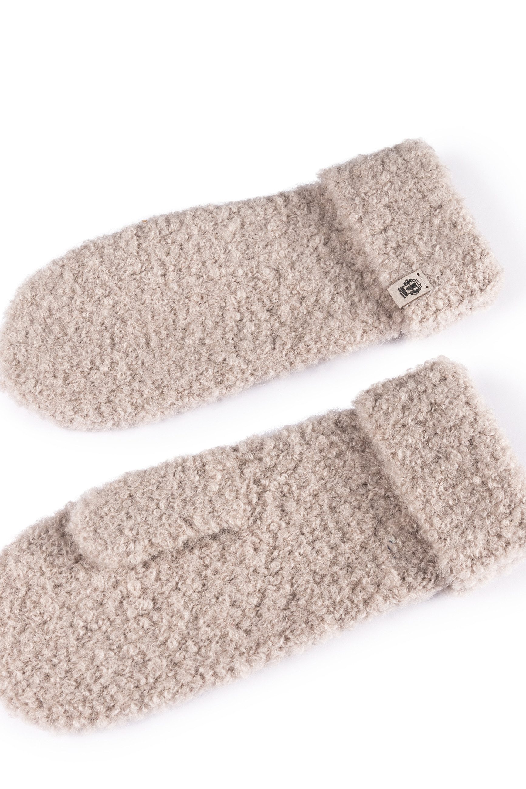 Roeckl Fäustlinge CLASSIC BOUCLÉ Feinstrickfäustlinge mit Umschlag