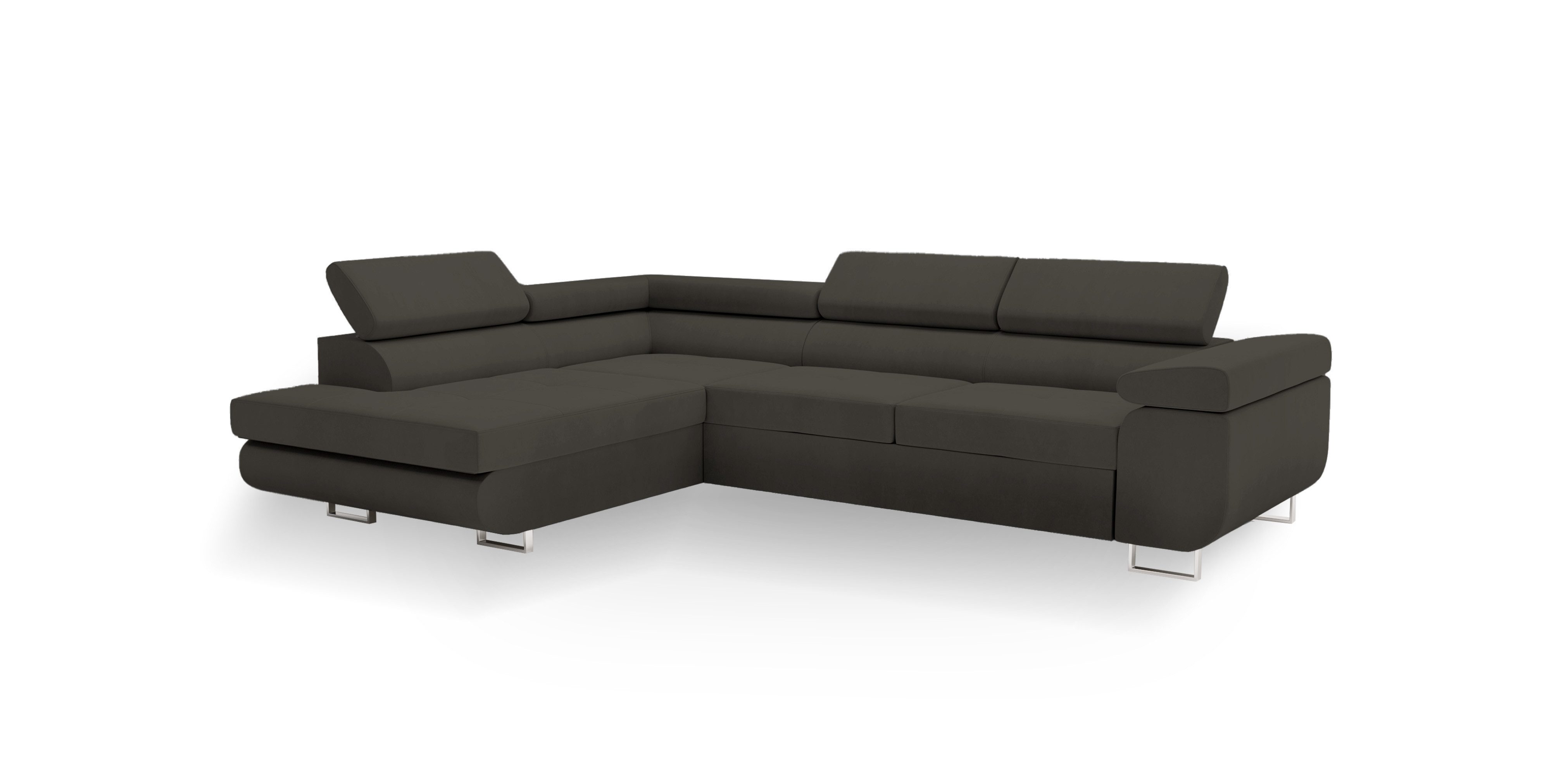 Goldstoff Ecksofa hochwertiges Sofa mit Schlaffunktion, günstig online kaufen