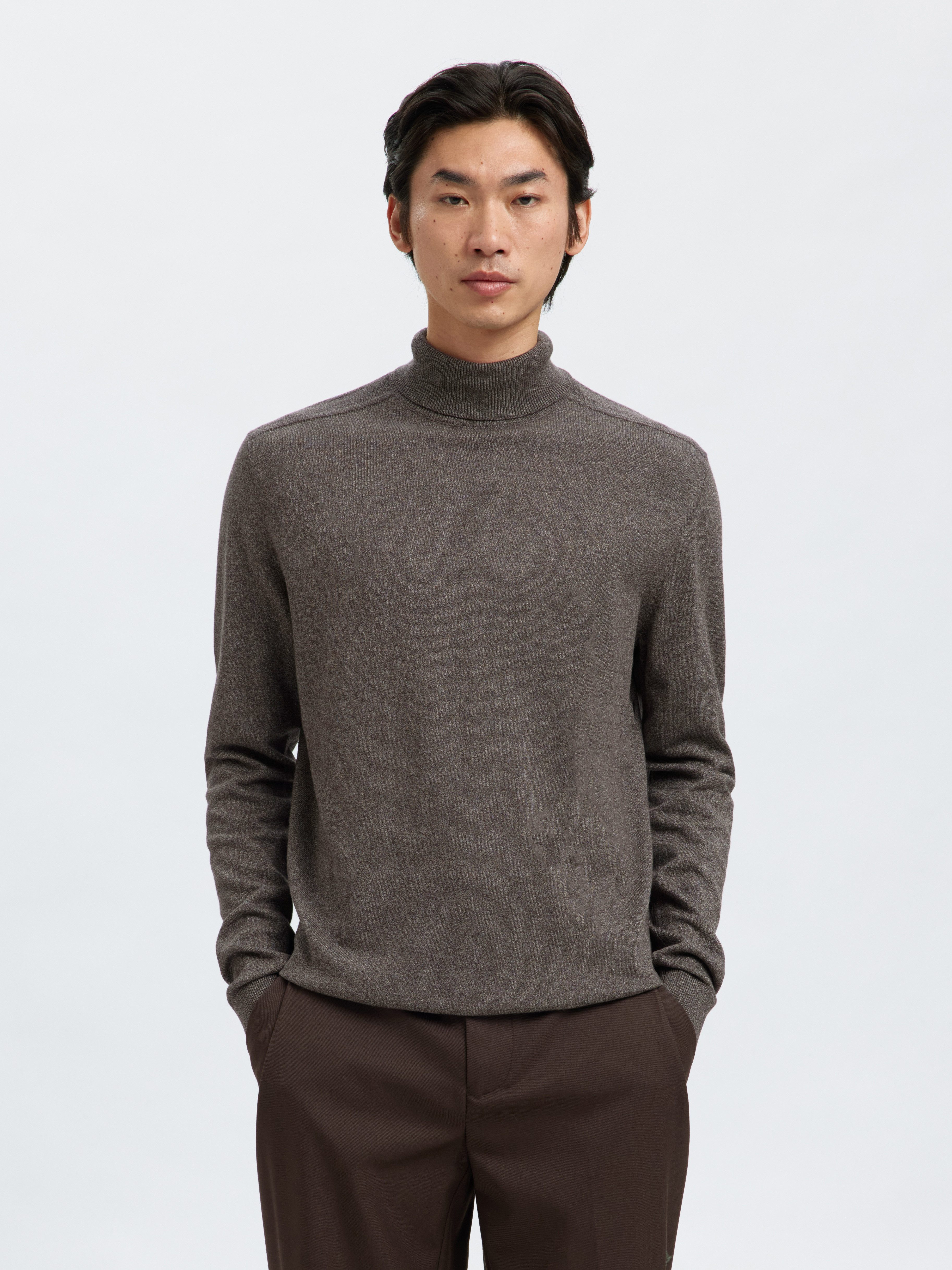 Selected Rollkragenpullover SLHZREG-KRIS KNIT ROLL NECK günstig online kaufen