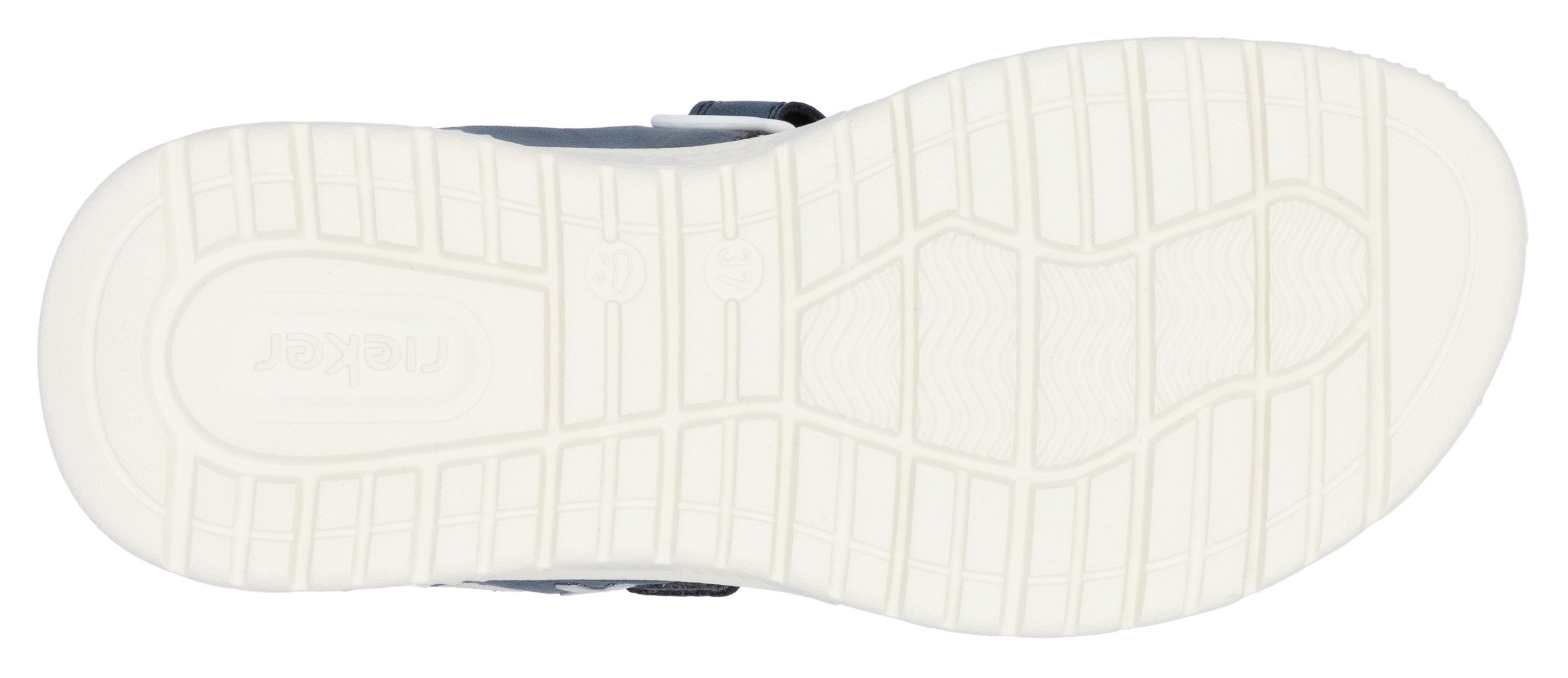 Rieker Sport Outdoorsandale Sandale, Sommerschuh, Sandalette, Plateauabsatz, mit Klettverschlüssen