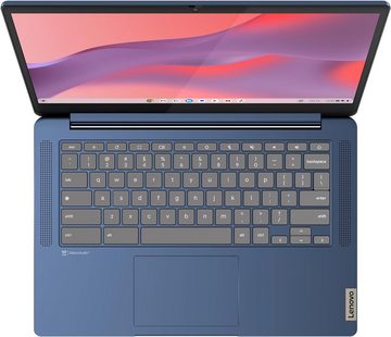 Lenovo IdeaPad Slim, 14" Full HD Display, MediaTek Kompanio 520, 4GB RAM Chromebook (MediaTek Helio, 64 GB SSD, Laptop Computer Notebook 14 Zoll Chromebook Lenovo PC)