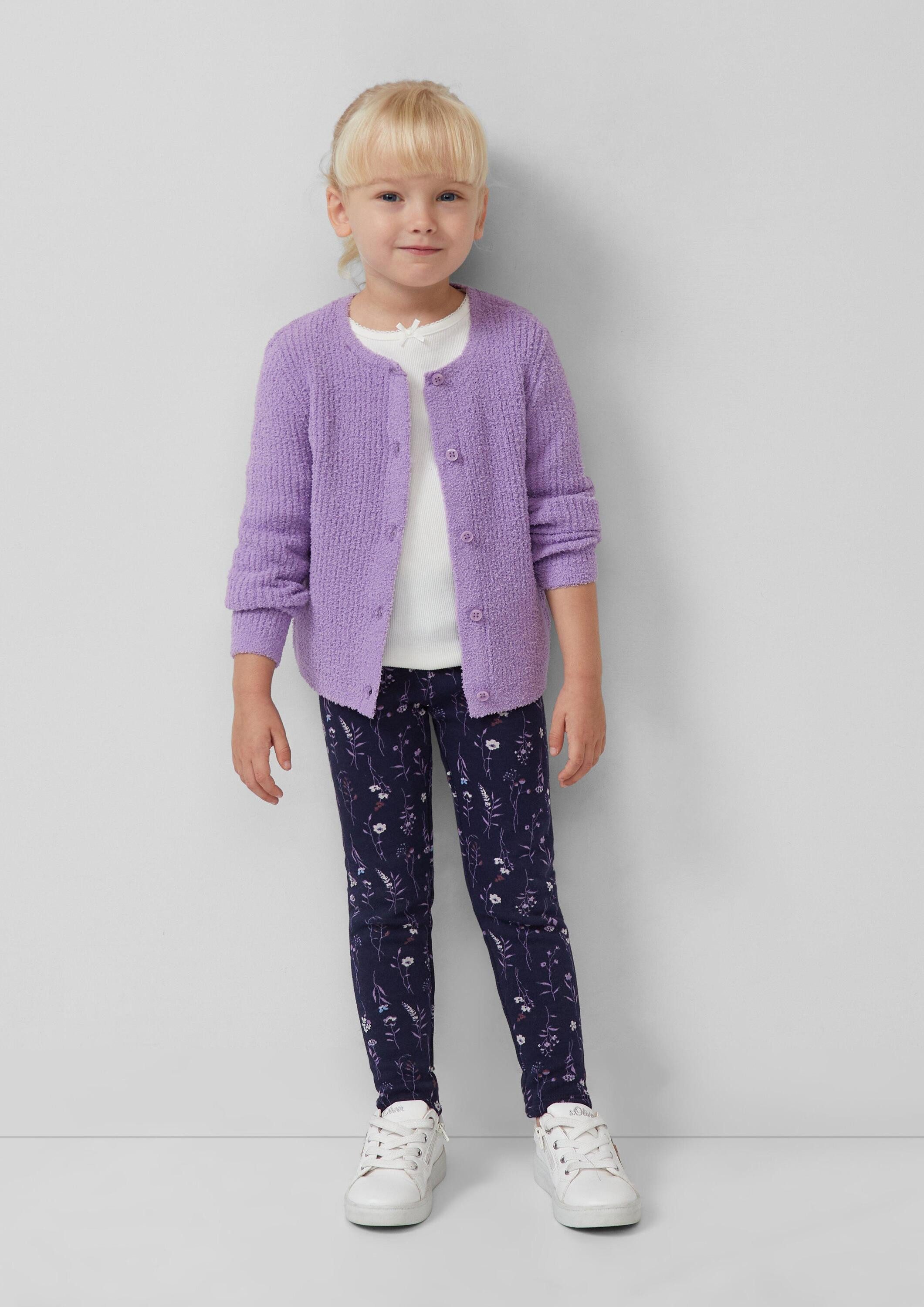 s.Oliver Leggings Leggings Kuschelige Thermofleece-Leggings mit All-over-Print