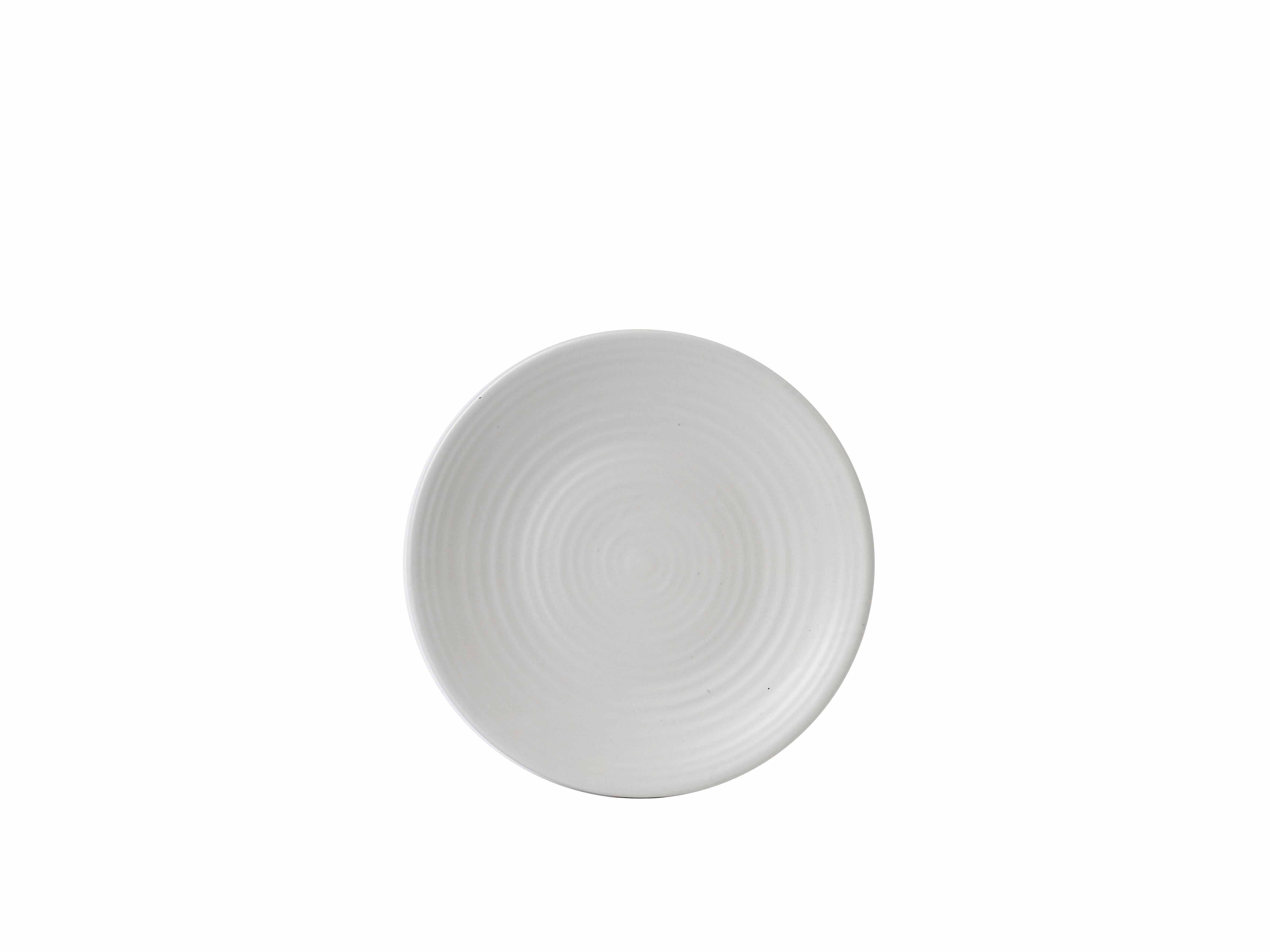 Dudson Teller-Set Dudson Evo Pearl Flache Coup Teller, 6 Stück, 20,5 cm Durchmesser, Porzellan