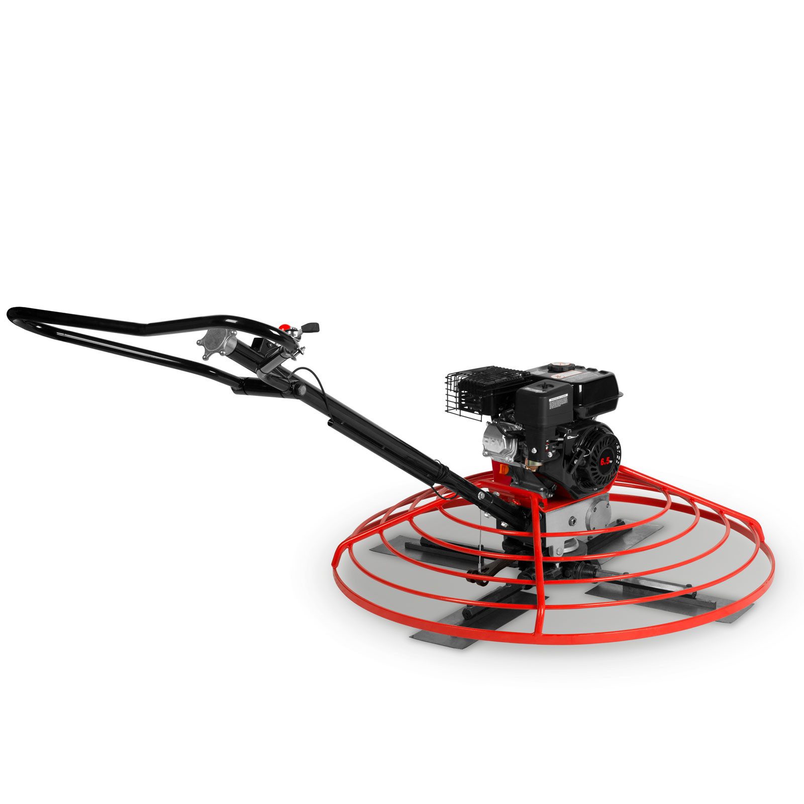 EBERTH Glättekelle Flügelglätter Betonglätter Estrichglätter Benzin 6,5PS (1-St) Inkl. Glättteller, Durchmesser 118cm, 4-Takt Motor, 196ccm