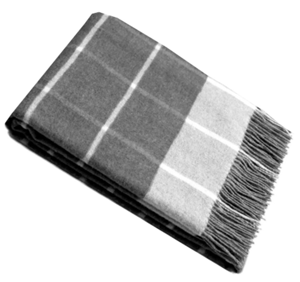 Plaid Harry Grigio Medio, CASATEX, elegantes Design, große Karos