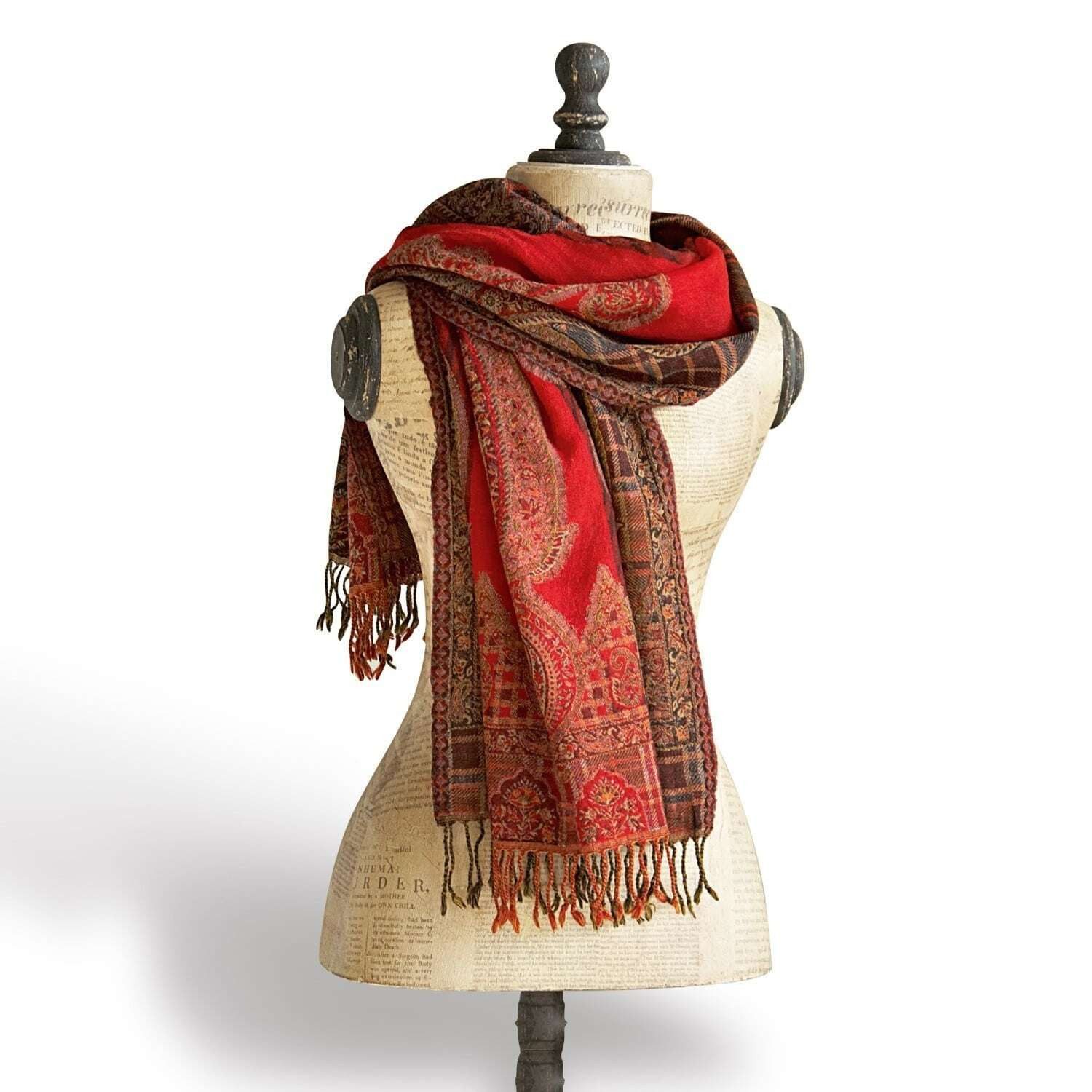 Mirabeau Modeschal Schal Latette rot, none