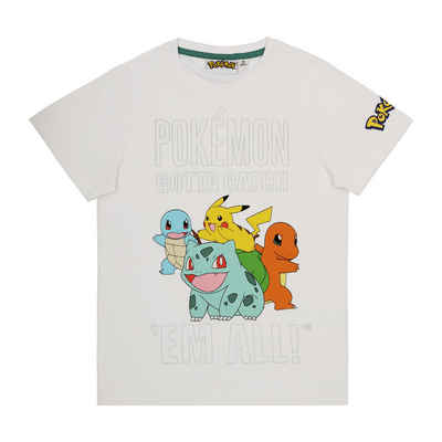 POKÉMON T-Shirt Pokemon T-Shirt Jungen Mädchen Shirt mit Pikachu Design