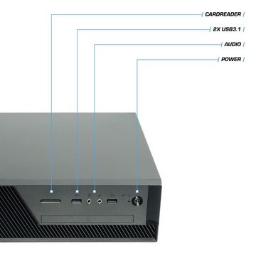 Kiebel Micro X 12 Mini-PC (Intel Core i7 Intel Core i7-12700, UHD Graphics 770, 32 GB RAM, 500 GB SSD, Luftkühlung, WLAN)