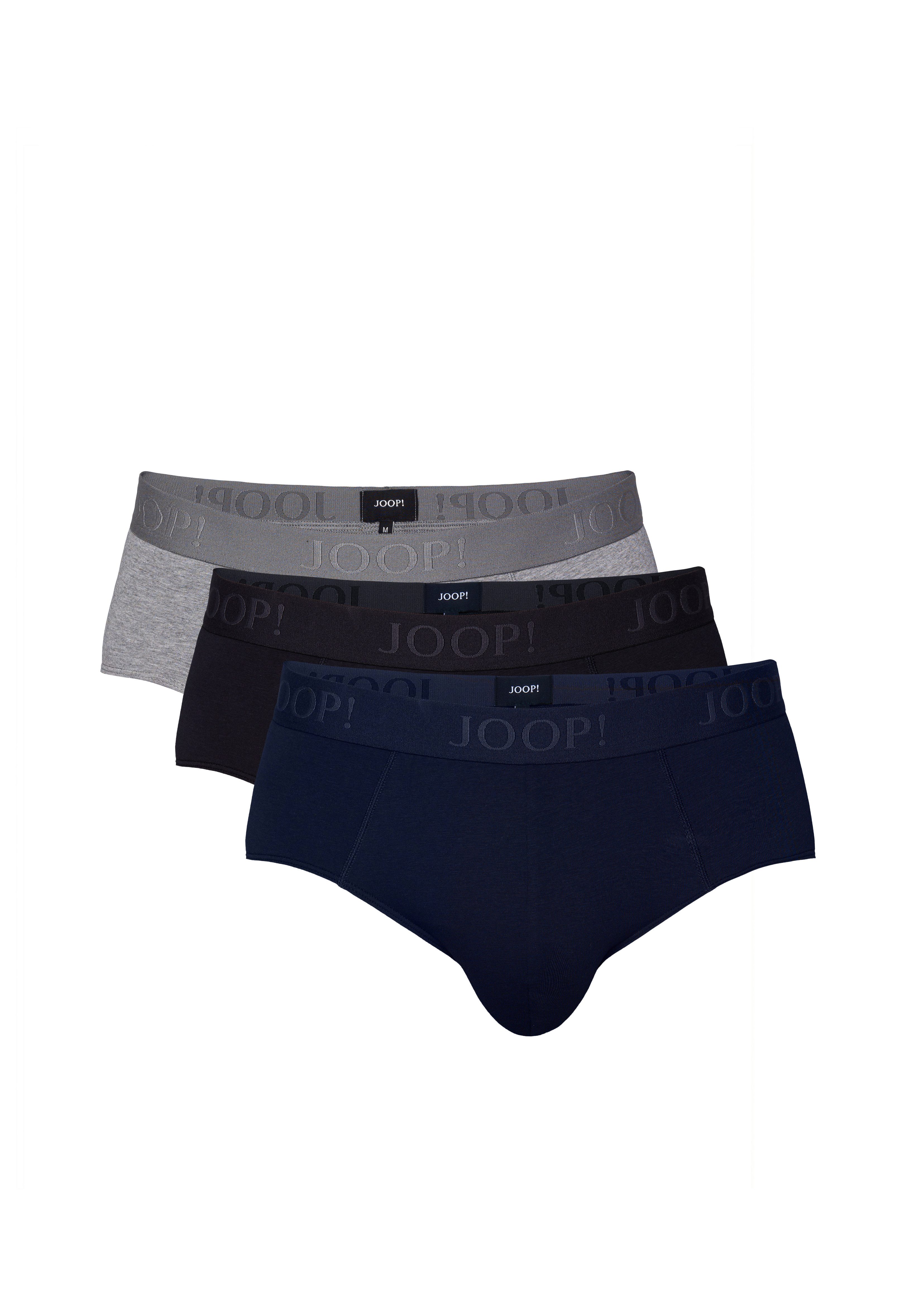 JOOP! Slip Everyday (3er Pack) ohne Eingriff, mit elastischem Logobund