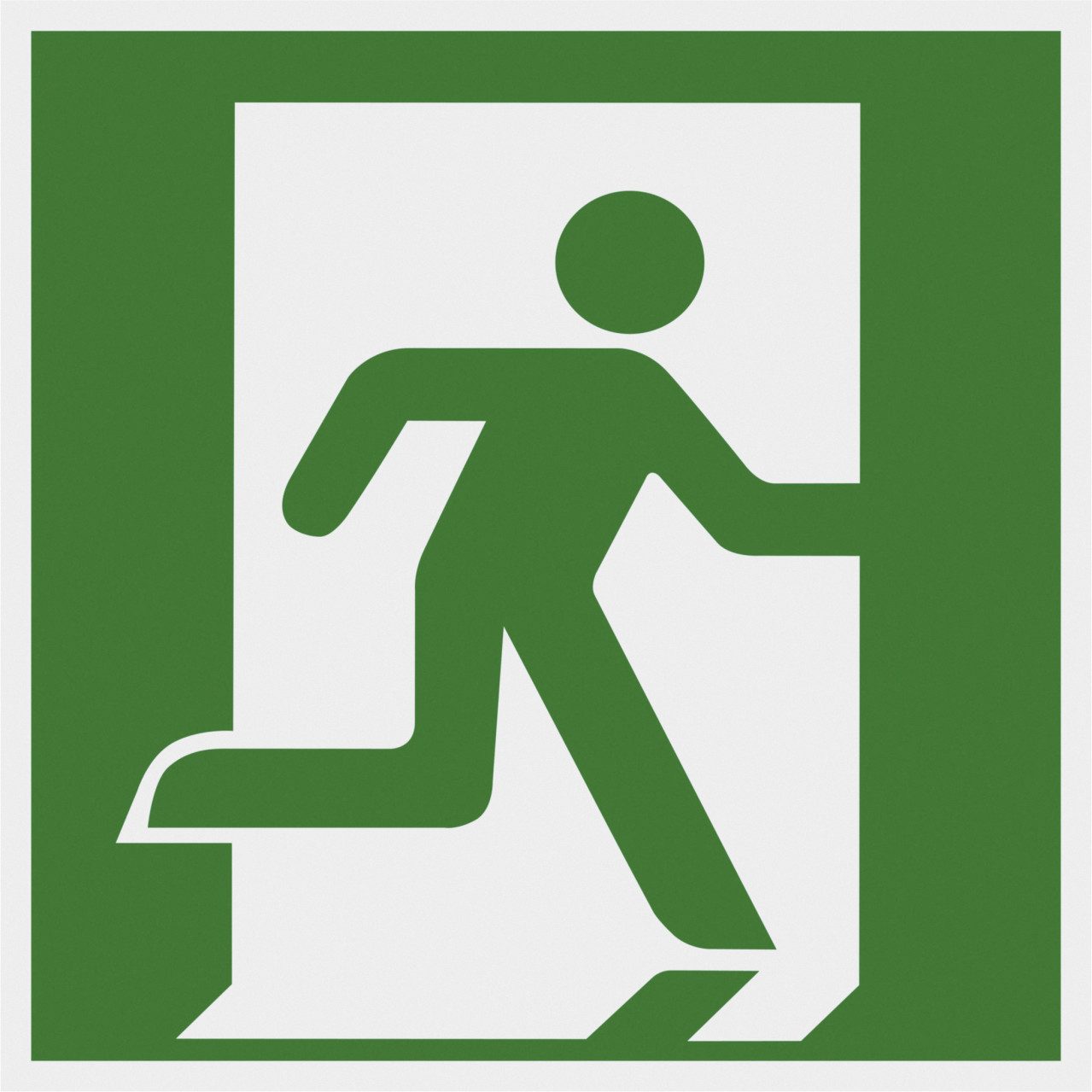 Metafranc Warnschild Metafranc Hinweisschild Notausgang rechts 150 x