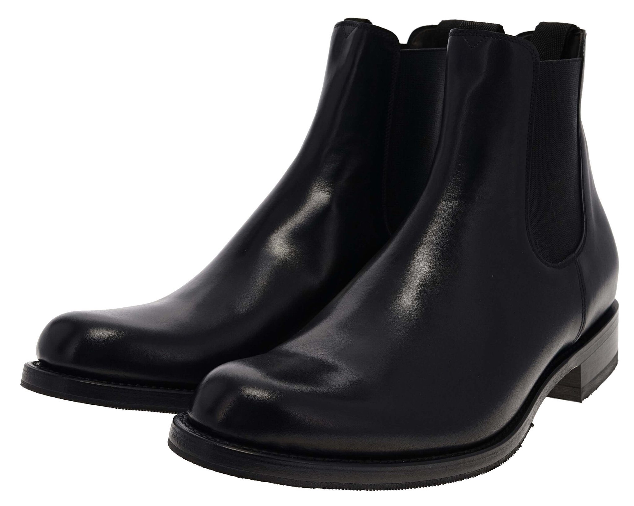 Sendra Boots STREET 5595 Schwarz Stiefelette Rahmengenähte Chelsea Schuhe günstig online kaufen