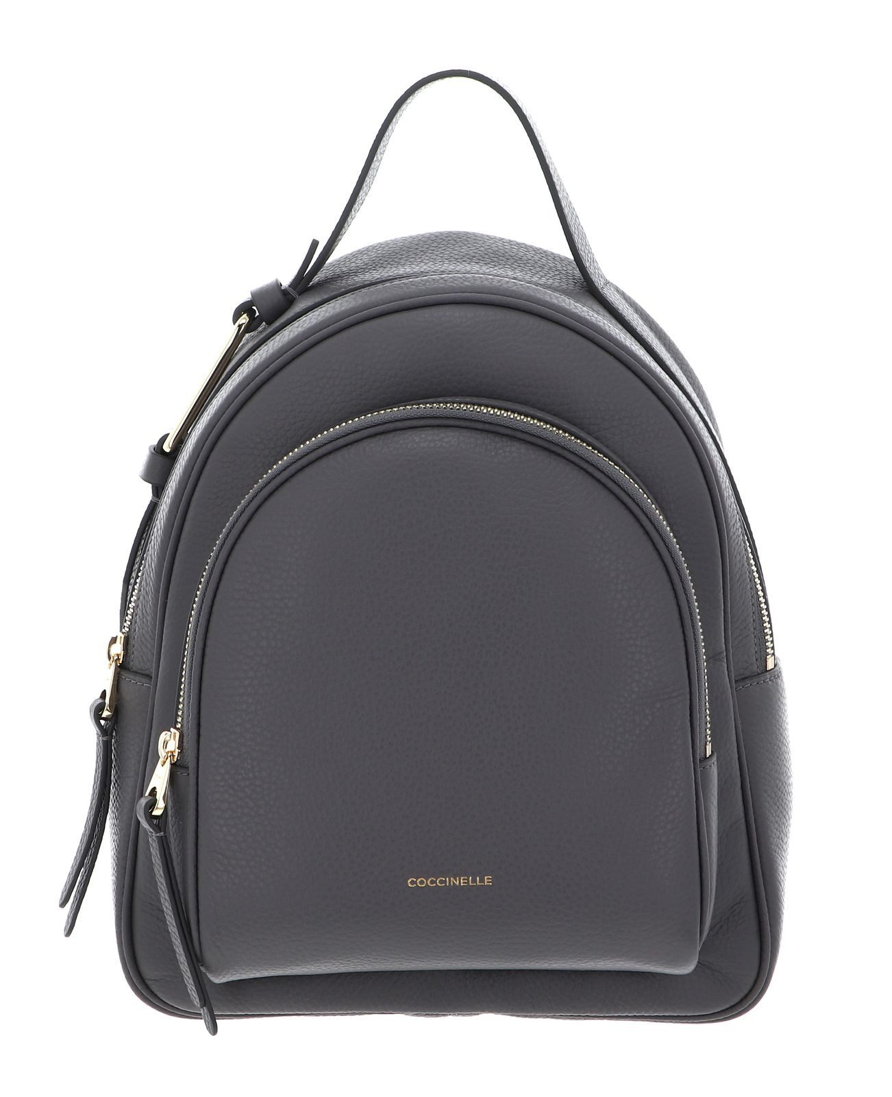 COCCINELLE Rucksack Backpack Grained Leather, aus echtem Rindsleder