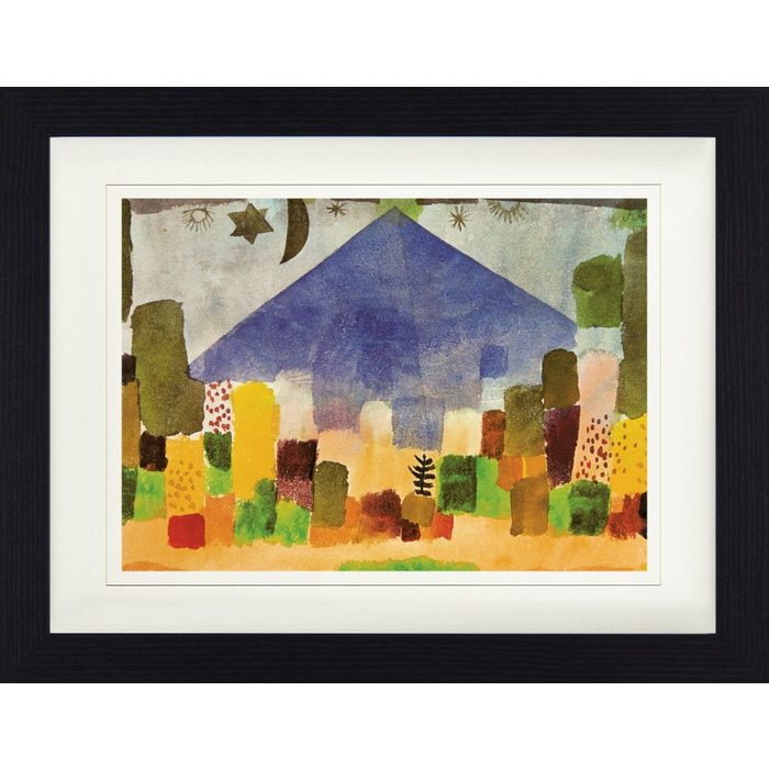 1art1 Bild mit Rahmen Paul Klee - Der Niesen Ägyptische Nacht 1915
