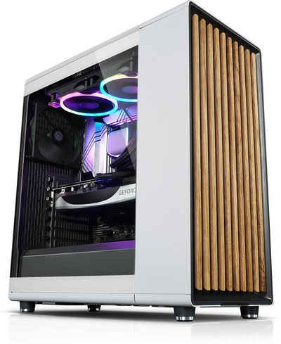 Kiebel White Forest V Gaming-PC (AMD Ryzen 7 AMD Ryzen 7 5800X, RTX 4060 Ti, 32 GB RAM, 4000 GB SSD, Wasserkühlung)