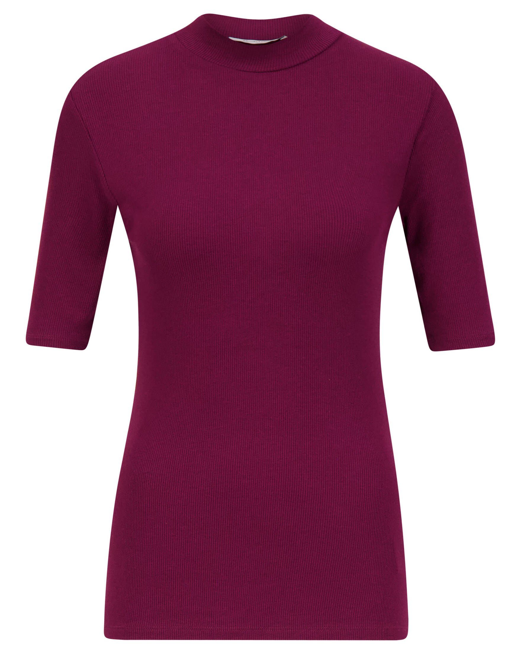 Modström T-Shirt Damen T-Shirt KROWN (1-tlg) bordeaux (75)