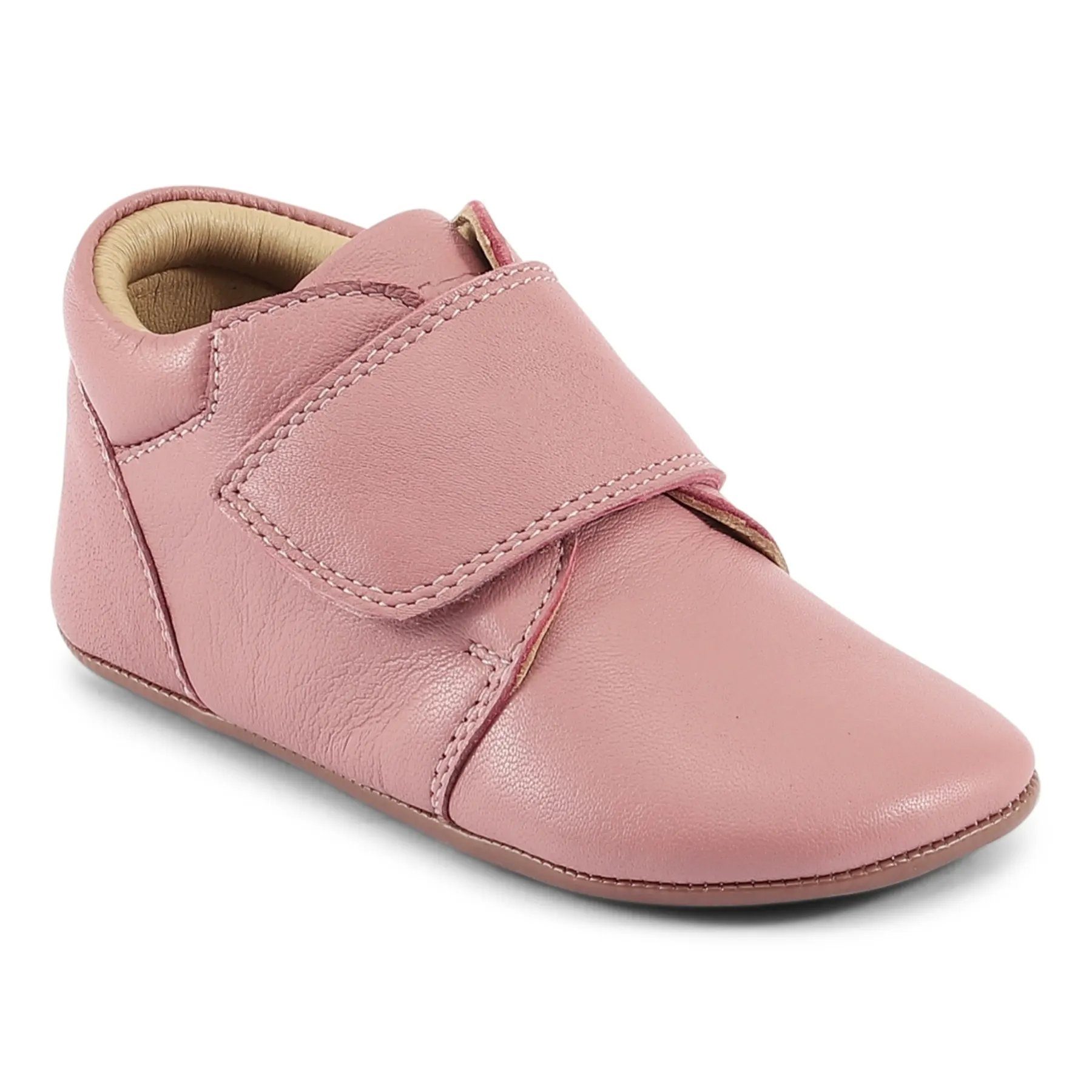 bundgaard Bundgaard Hausschuhe Tannu Barfußschuhe Barefoot Leder Rosa Hausschuh