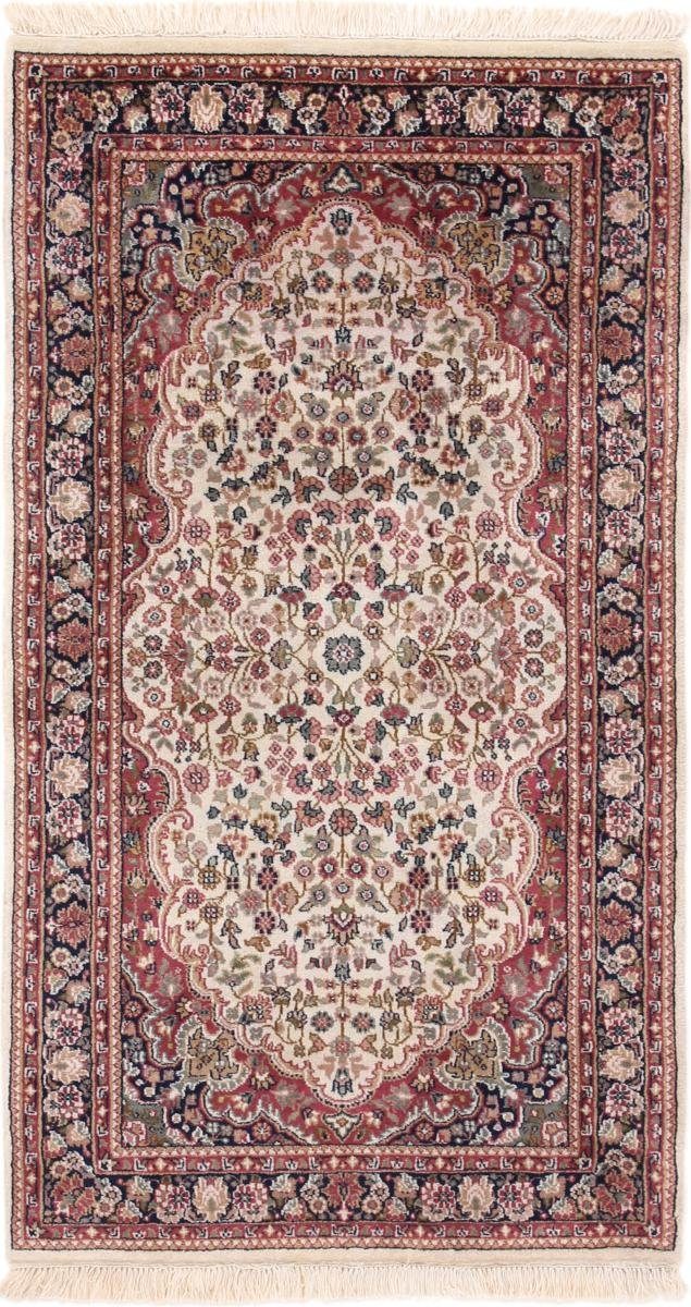 Orientteppich Indo Keshan 88x156 Handgeknüpfter Orientteppich, Nain Trading, rechteckig, Höhe: 12 mm