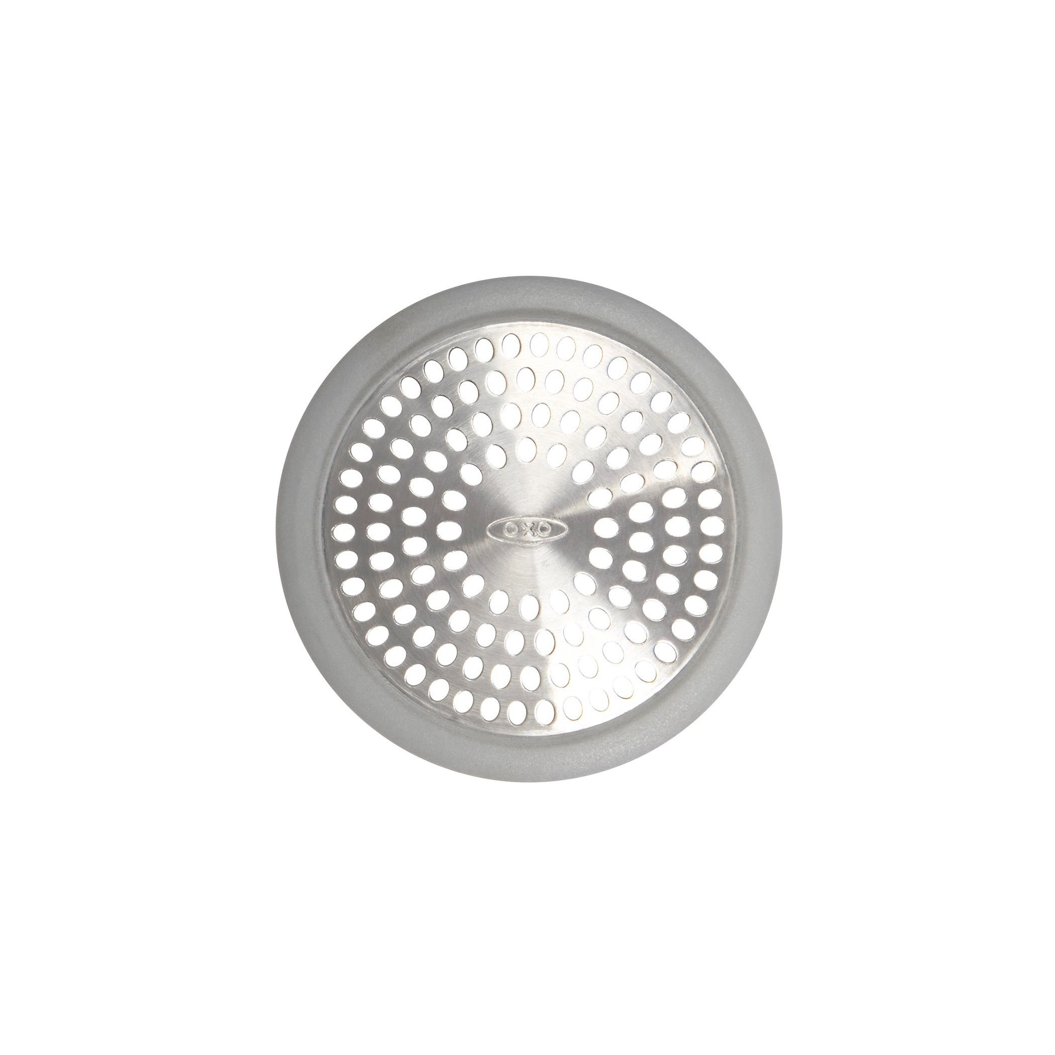 OXO Good Grips Abflusssieb Badewannen - Sieb, Edelstahl, Silikon, (1-St)