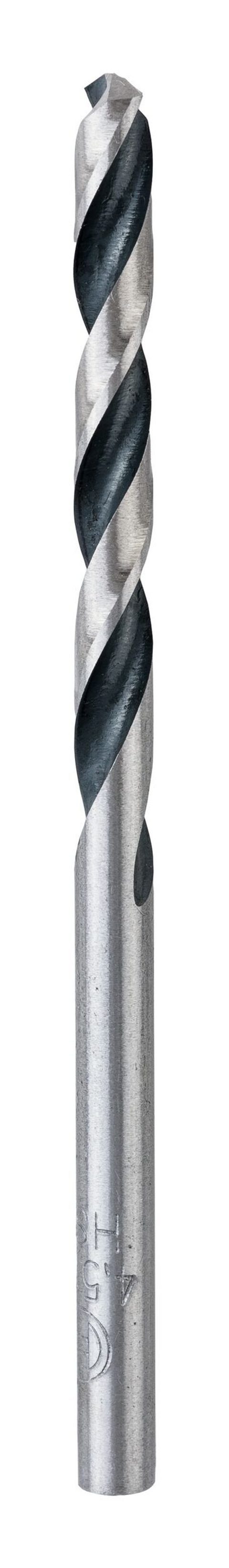 BOSCH Metallbohrer, (10 Stück), HSS PointTeQ (DIN 338) Metallspiralbohrer - 4,5 mm - 10er-Pack