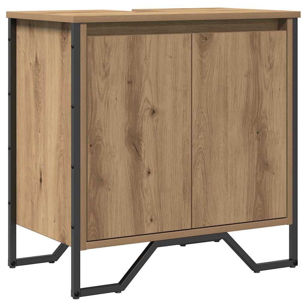 vidaXL Badezimmerspiegelschrank Waschbeckenschrank Artisan-Eiche 60 x 35 x günstig online kaufen