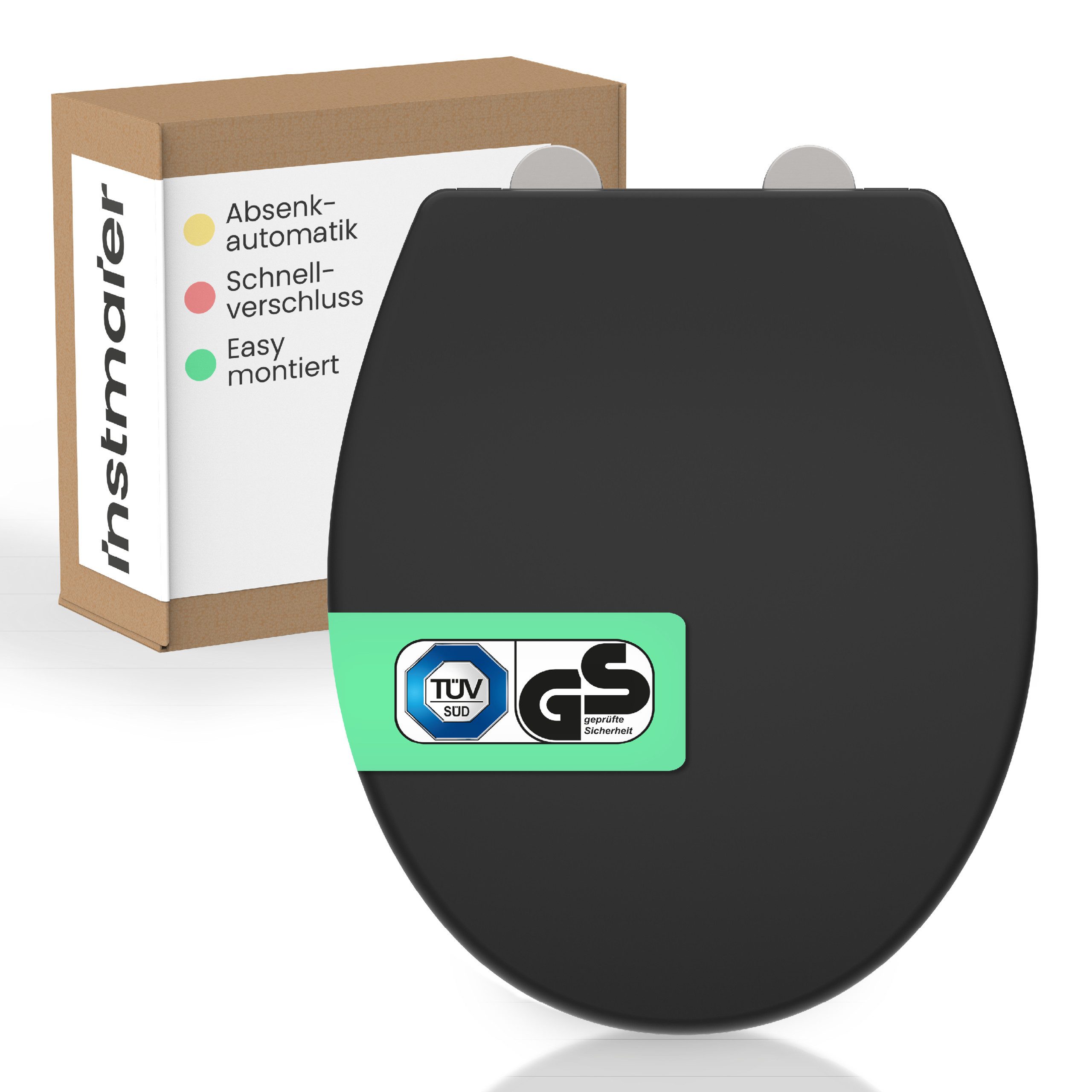 instmaier WC-Sitz instmaier Helma, Toilettendeckel mit Absenkautomatik, Abs günstig online kaufen