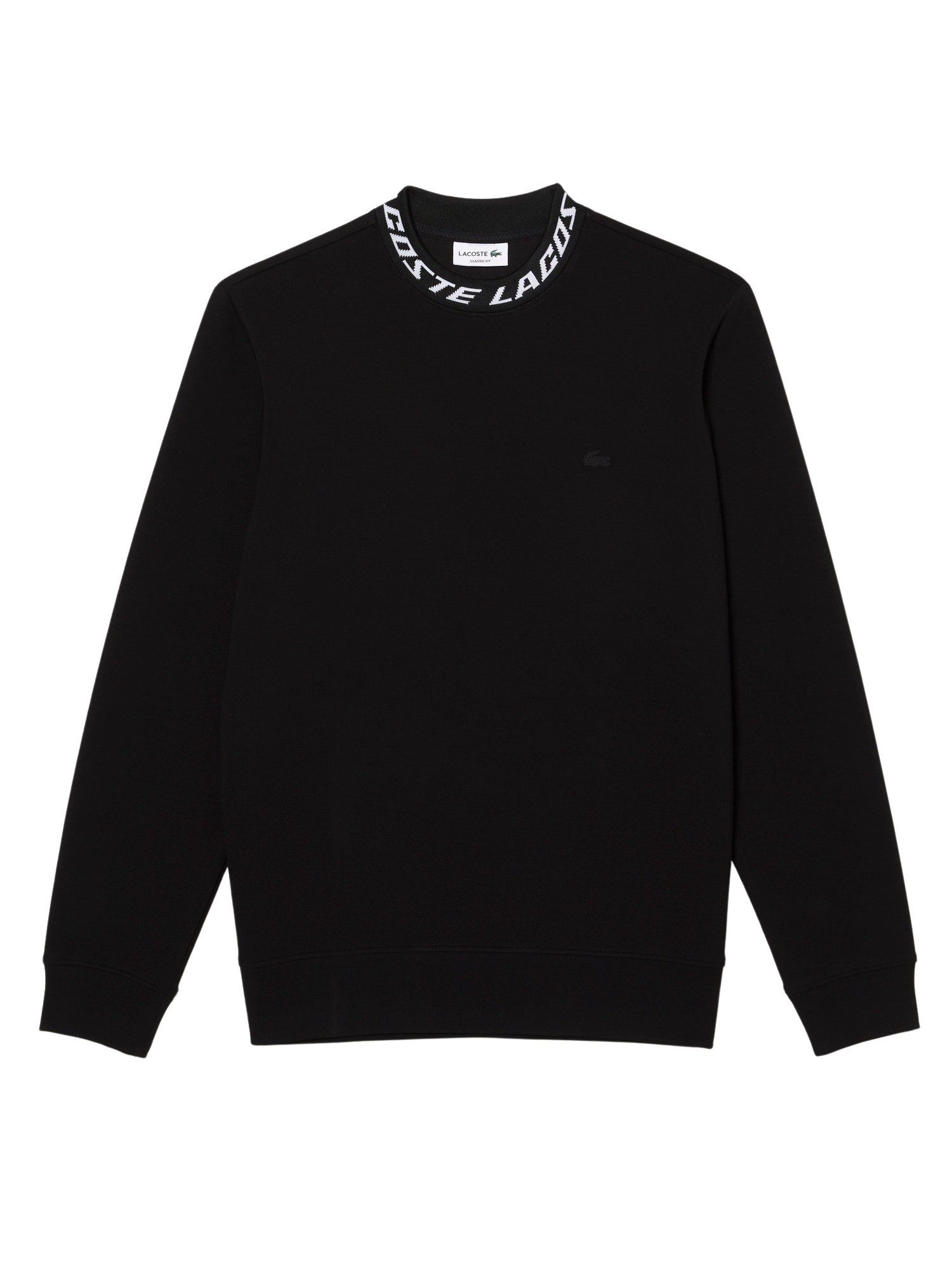 Lacoste Sweatshirt Pullover mit Sweatshirt (1-tlg) Logo-Kragen