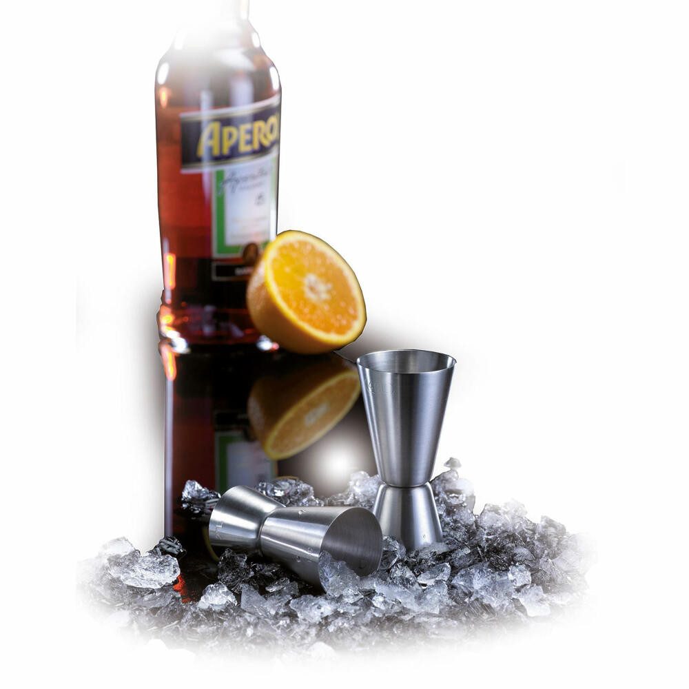 WESTMARK Barmaß Jigger für Cocktails, 2 Maßeinheiten: 2/3 cl, Edelstahl – Bild 4 von 4