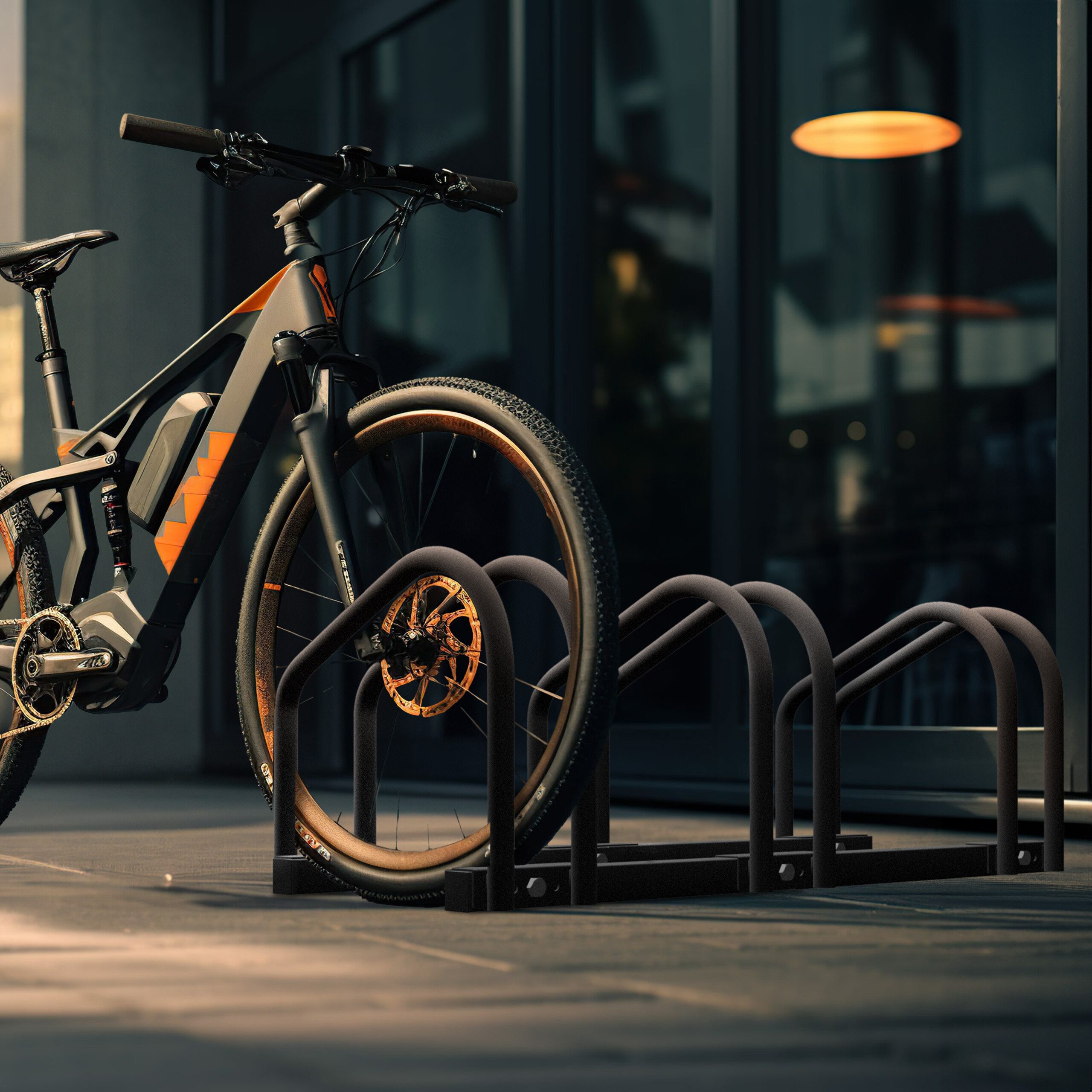 relaxdays Fahrradständer für 3 Fahrräd