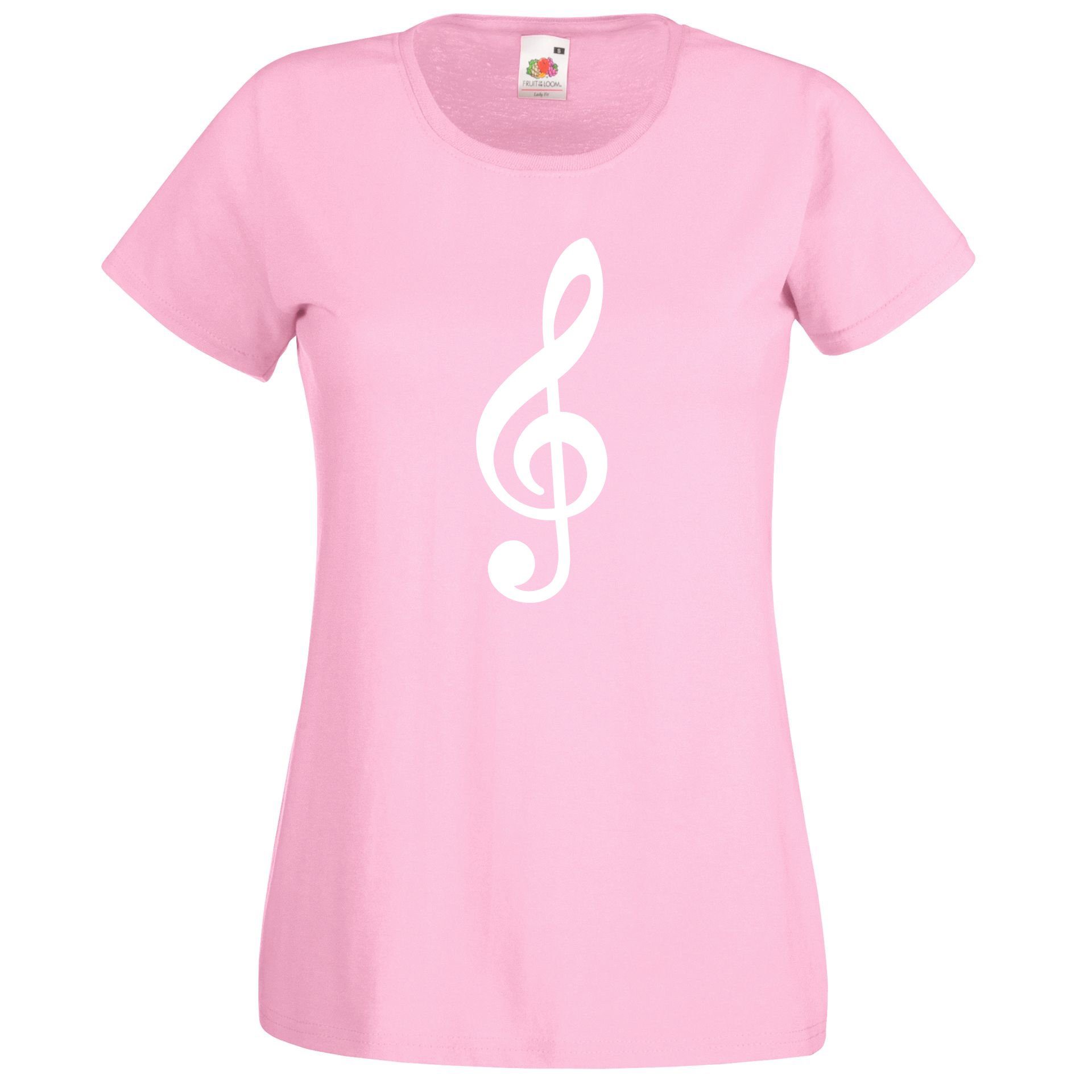 Youth Designz T-Shirt Notenschlüssel Damen T-Shirt günstig online kaufen