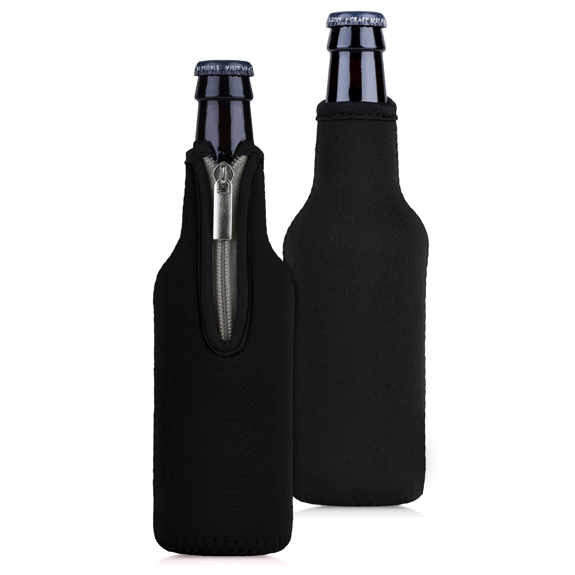 kwmobile Outdoor-Flaschenkühler 2x 330ml Flasche Flaschenkühler, für Bier und andere Getränke - aus isoliertem Neopren - Kühler