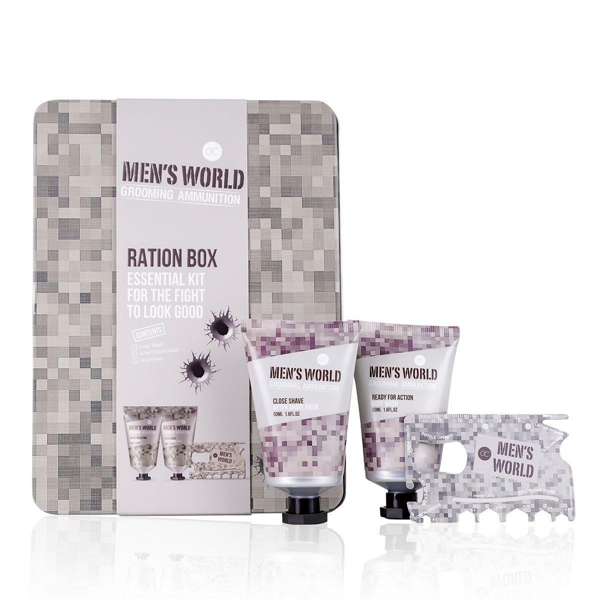 ACCENTRA Duschpflege Geschenkset für Männer MEN'S WORLD, 2-tlg.