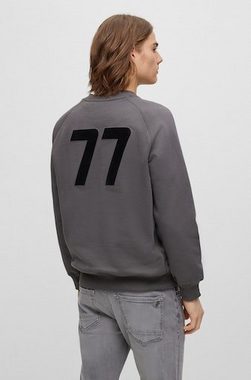 BOSS ORANGE Sweatshirt Wereflective mit Markenlabel