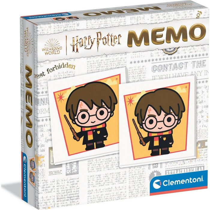 Clementoni® Spiel Memo Game - Wizarding World Harry Potter 80 Karten