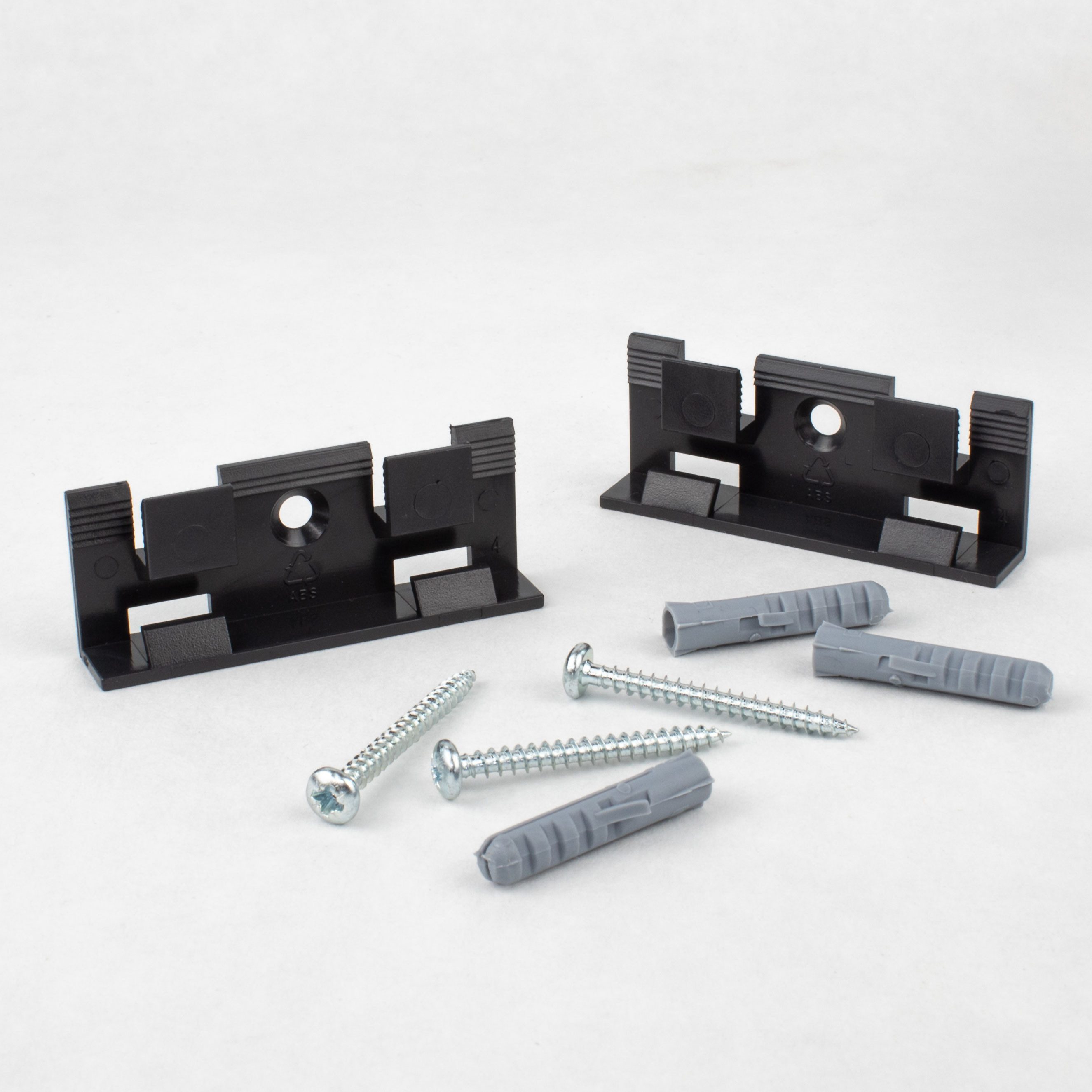 PROVISTON Sockelleiste Fußleisten Fußleisten Montage Kunststoff Schwarz by PROVISTON