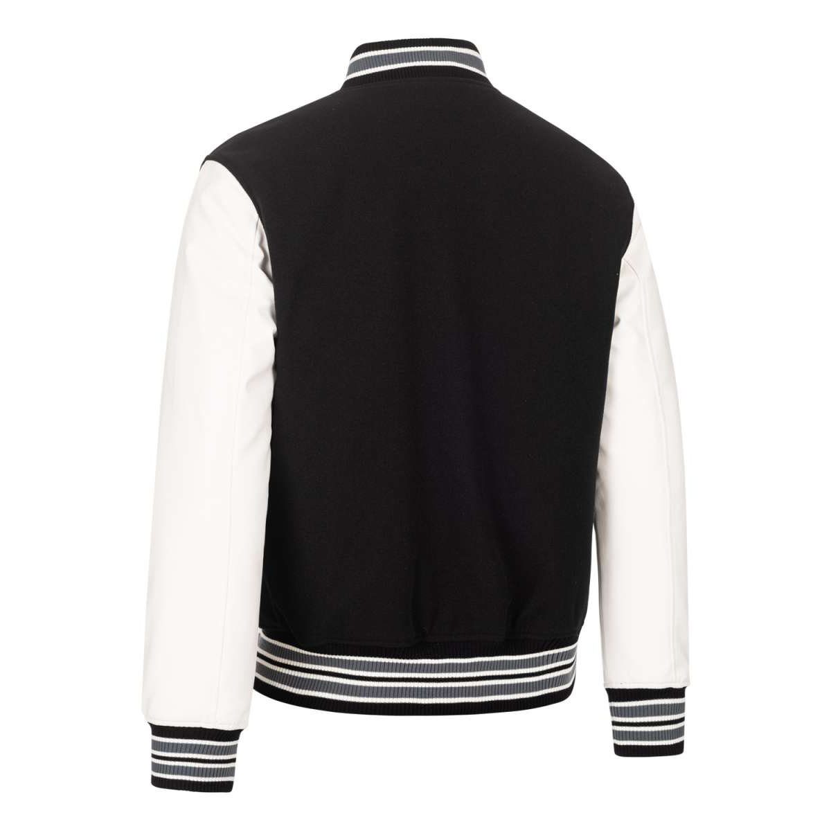 Lonsdale Collegejacke Lonsdale Herren College Jacke Waterstein black/ecru/grey XXL