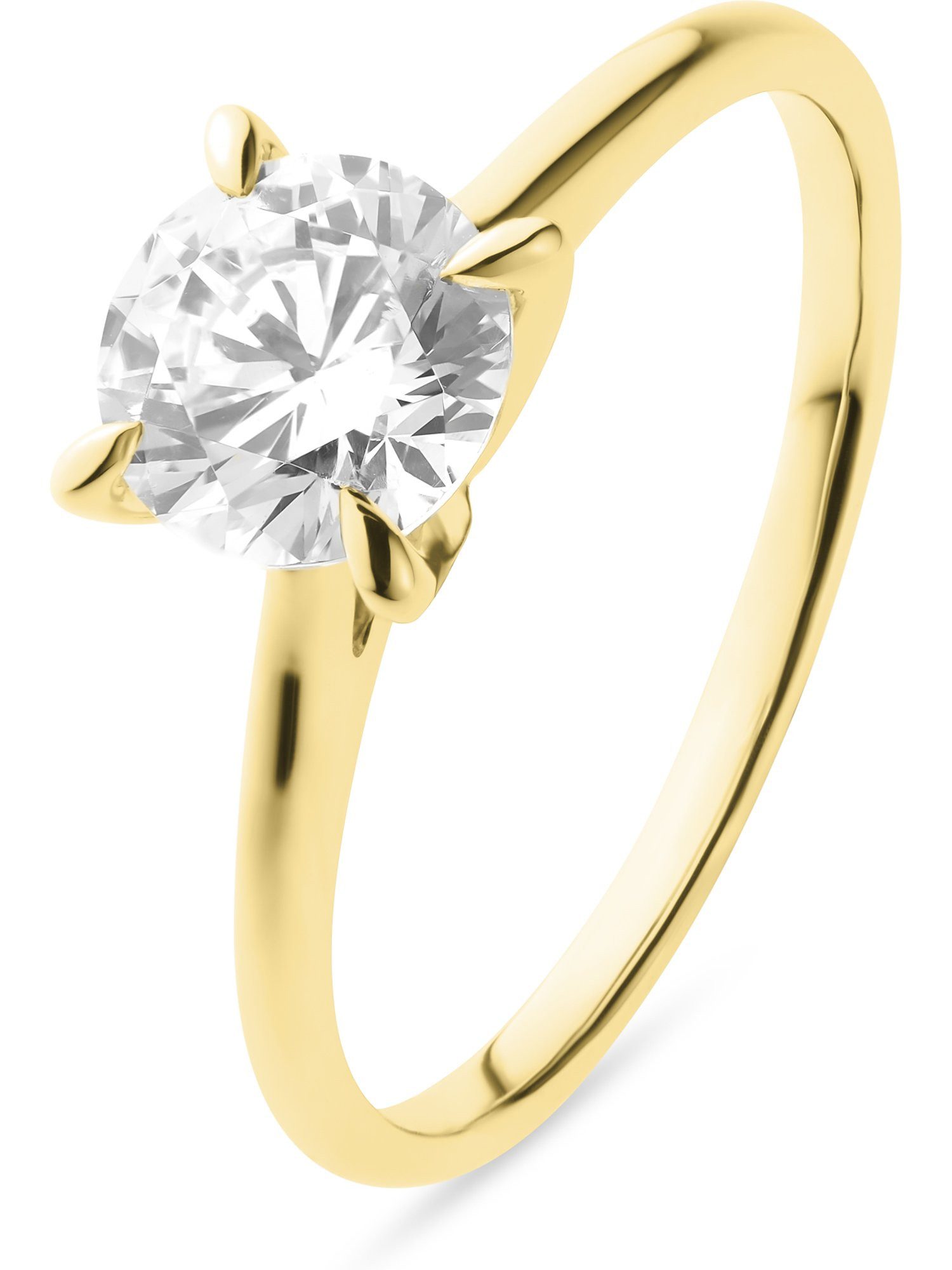 CHRIST Diamantring CHRIST Damen-Damenring 1 Diamant, Lab Grown