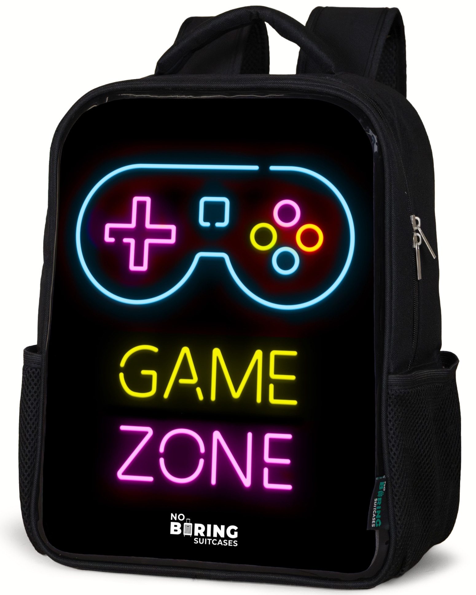 Rucksack Qoute mit Neonfarben