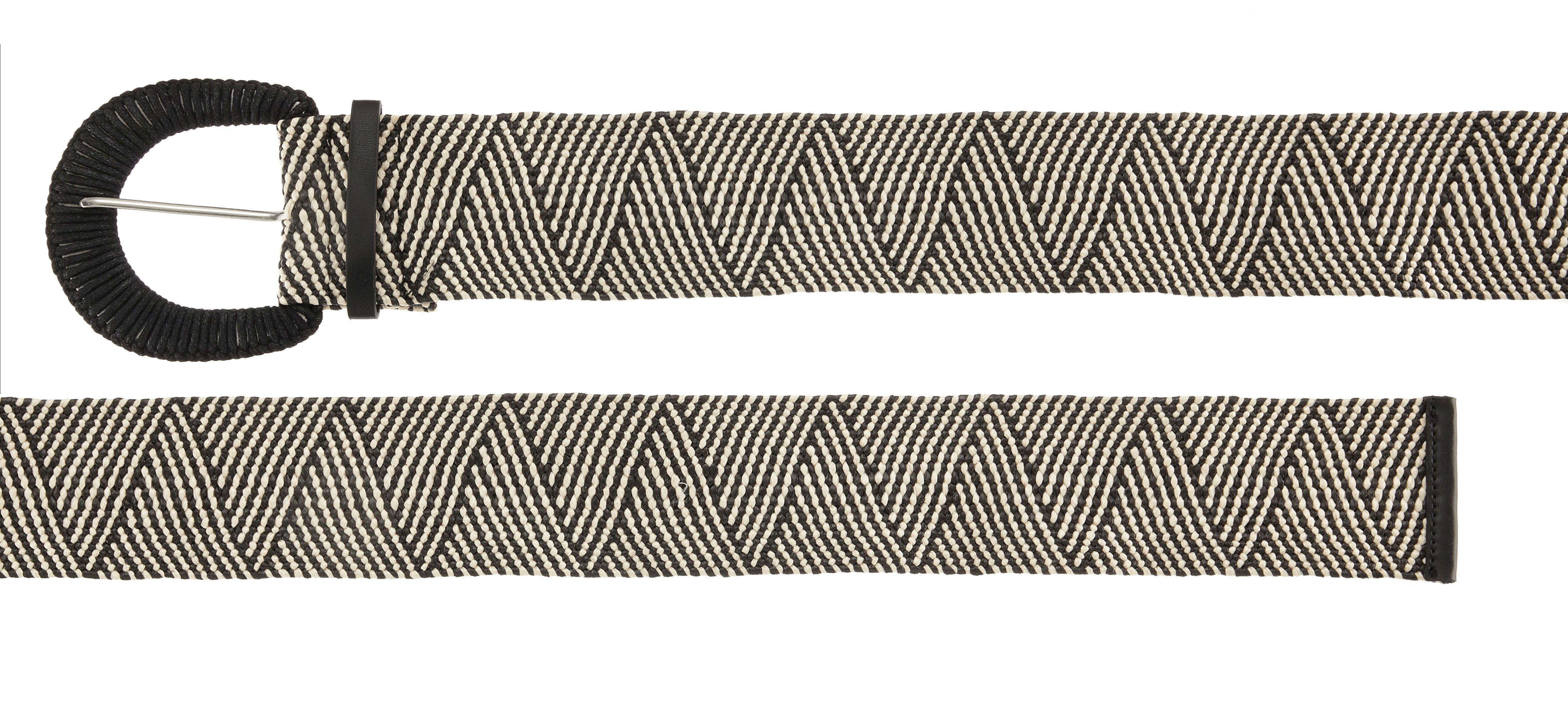 LASCANA Taillengürtel Stretchgürtel, Schmuckgürtel, Gürtel für Kleid & Overall, Bauchgürtel NEU moderne Bast-Optik, mit Shaping-Effekt dank elastischem Material