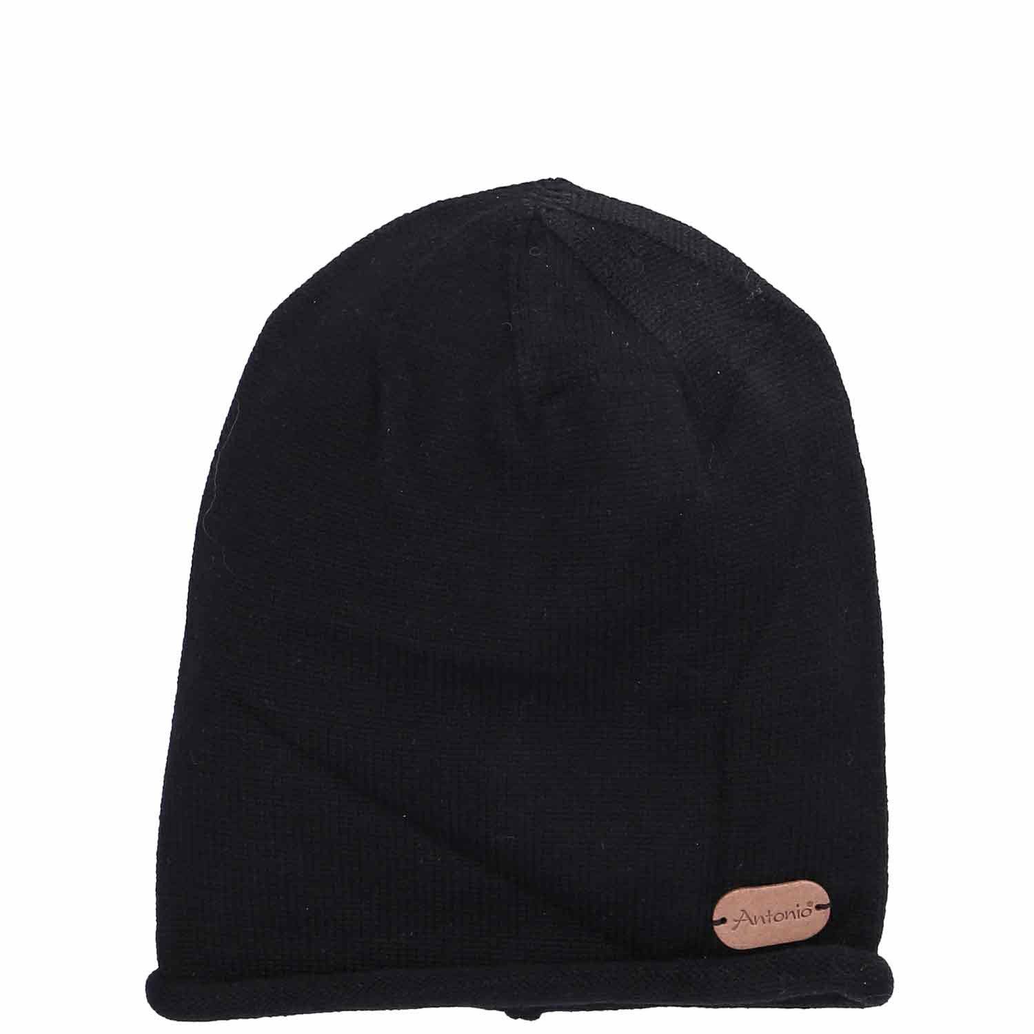 Antonio Strickmütze Antonio Strick Mütze Beanie schwarz (1-St) günstig online kaufen