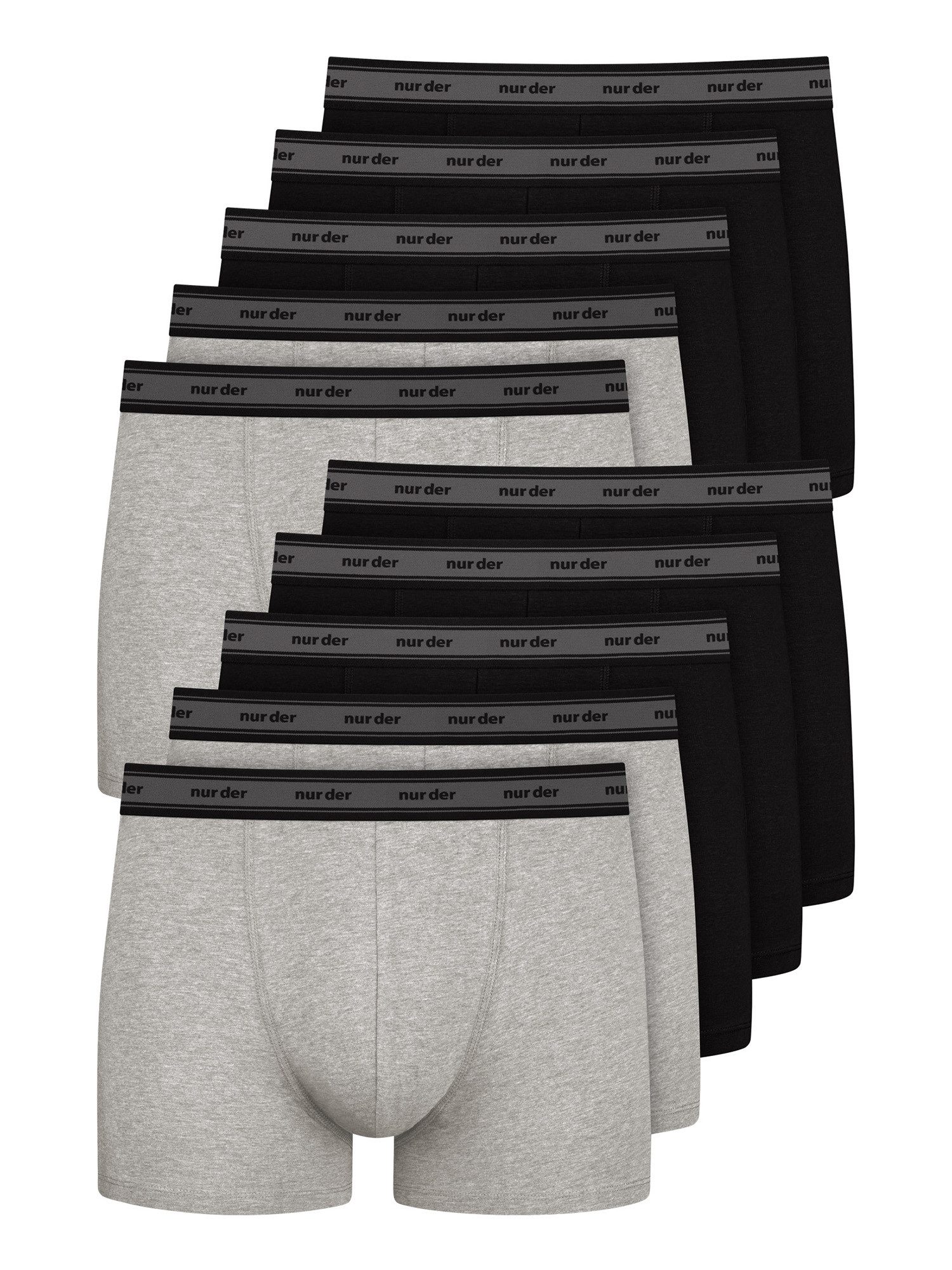 Nur Die Boxer Organic Cotton Retroshorts (10-St) Männer Multipack Mehrpack